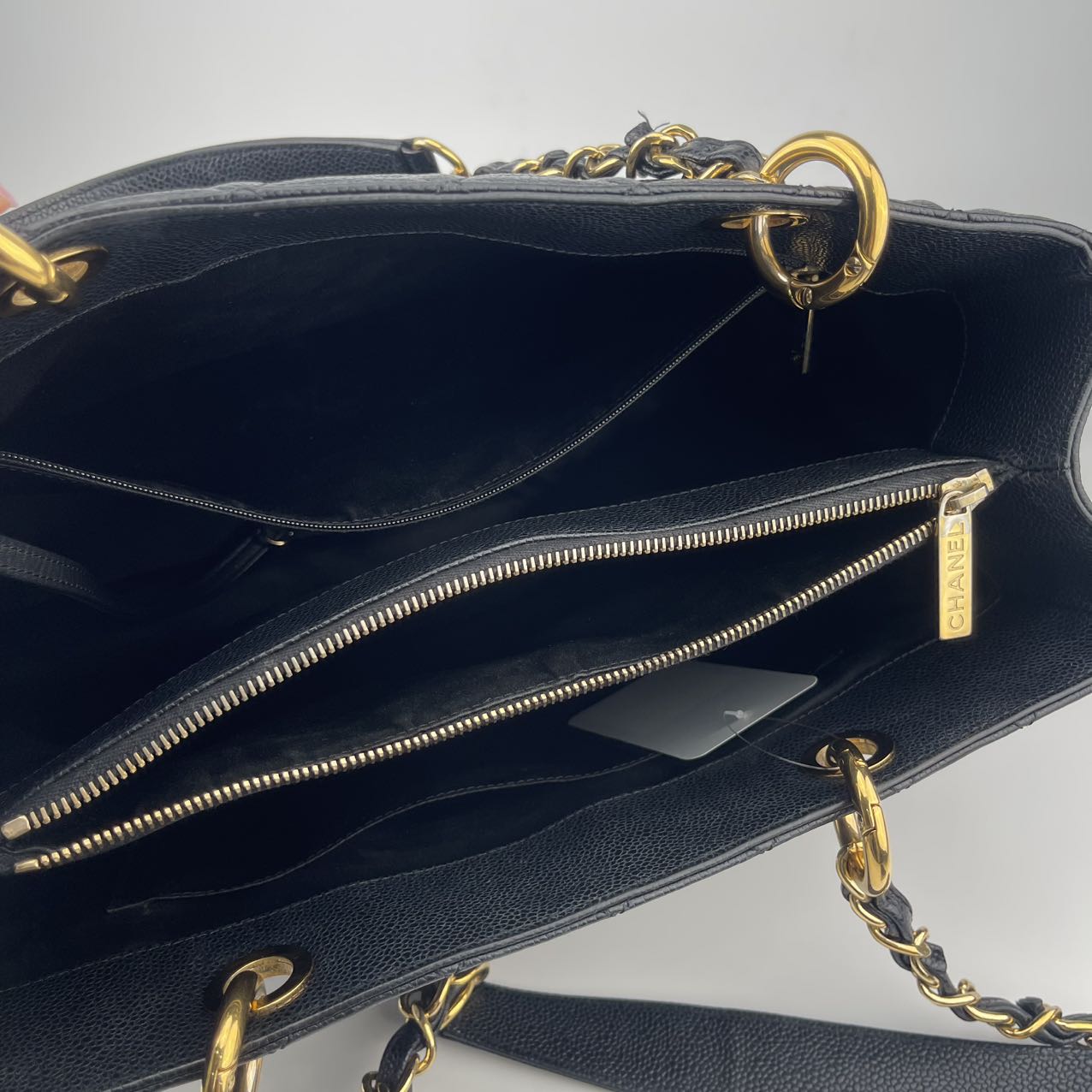 Chanel Black Caviar Grand Shopping Tote[Used]