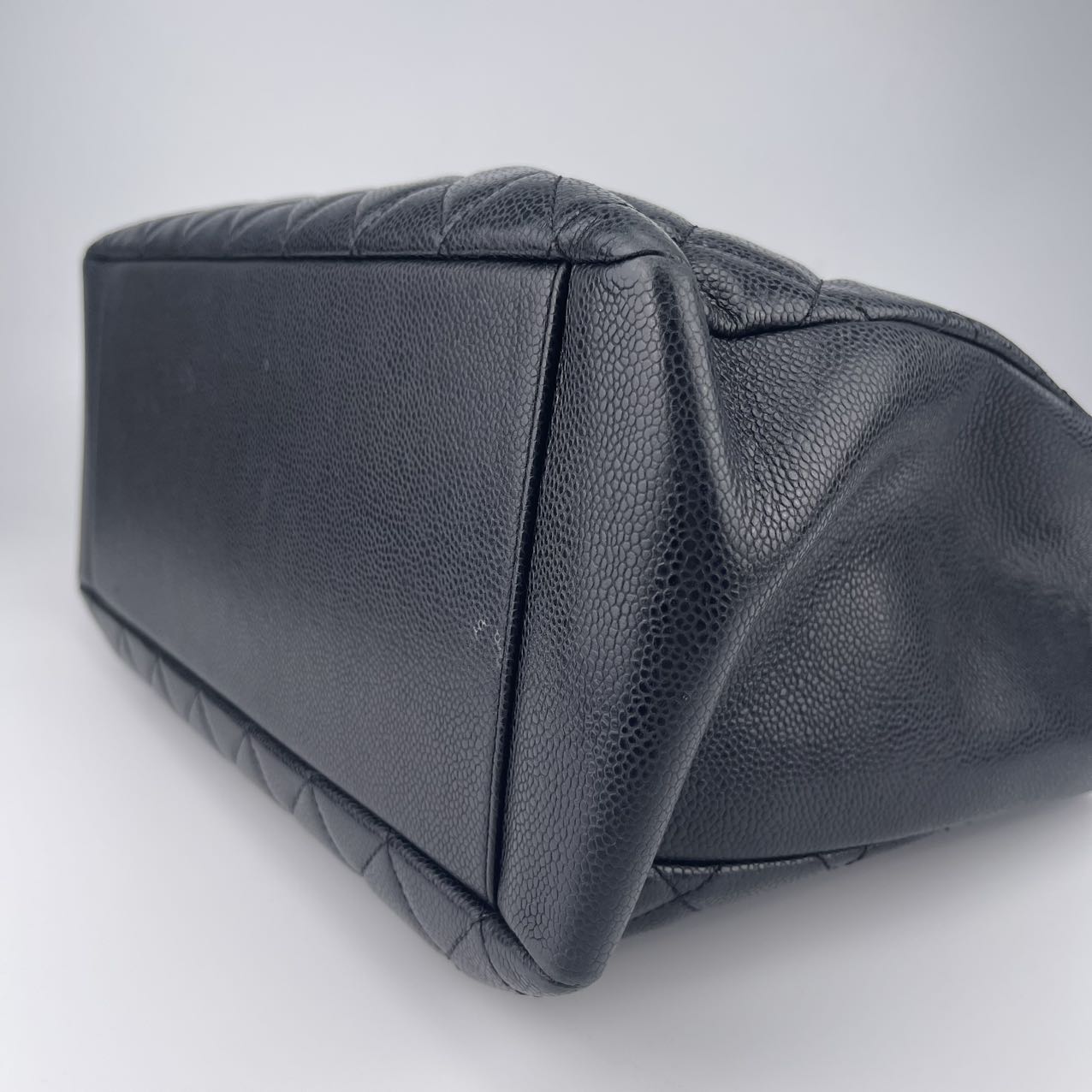 Chanel Black Caviar Grand Shopping Tote[Used]