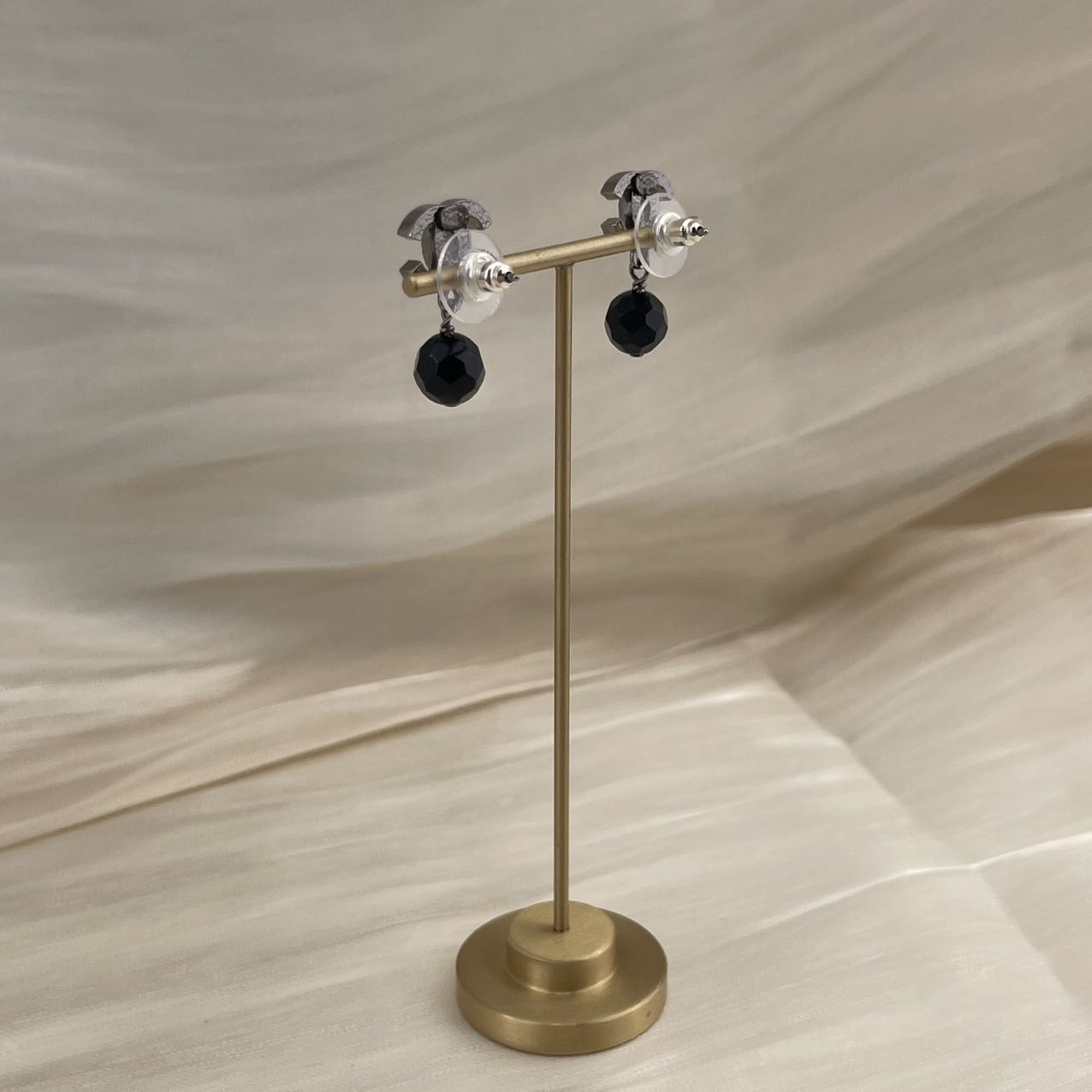 CHANEL Coco Mark Earrings E14V[Used]