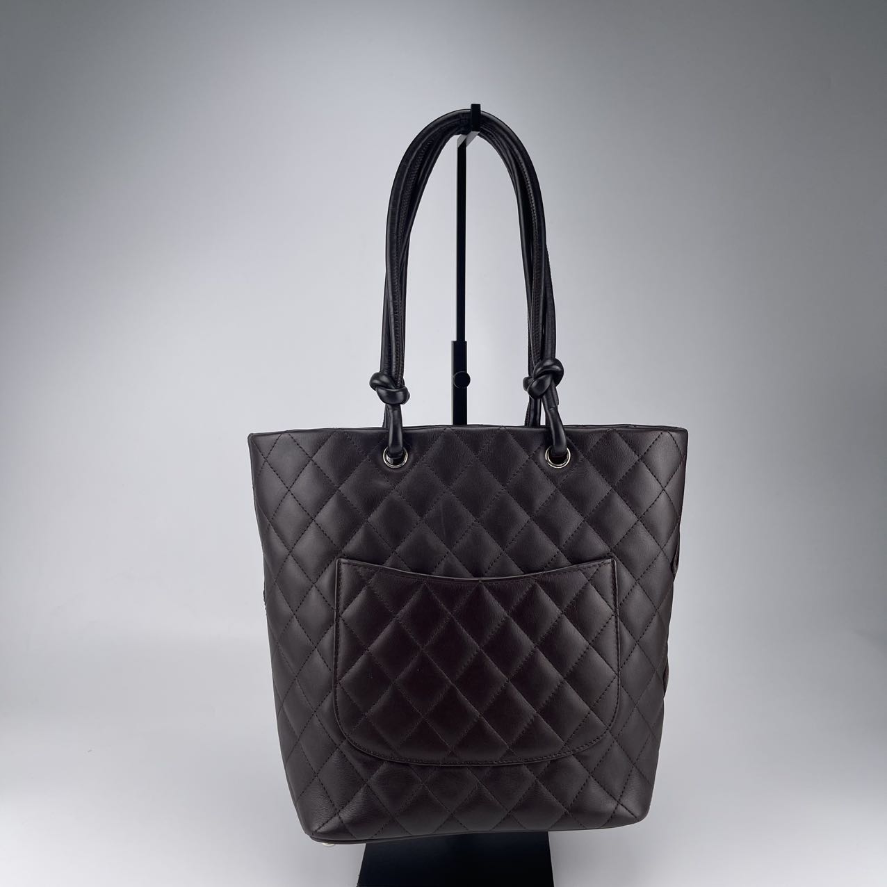 Chanel Chocolate Cambon Tote Bag[Used]