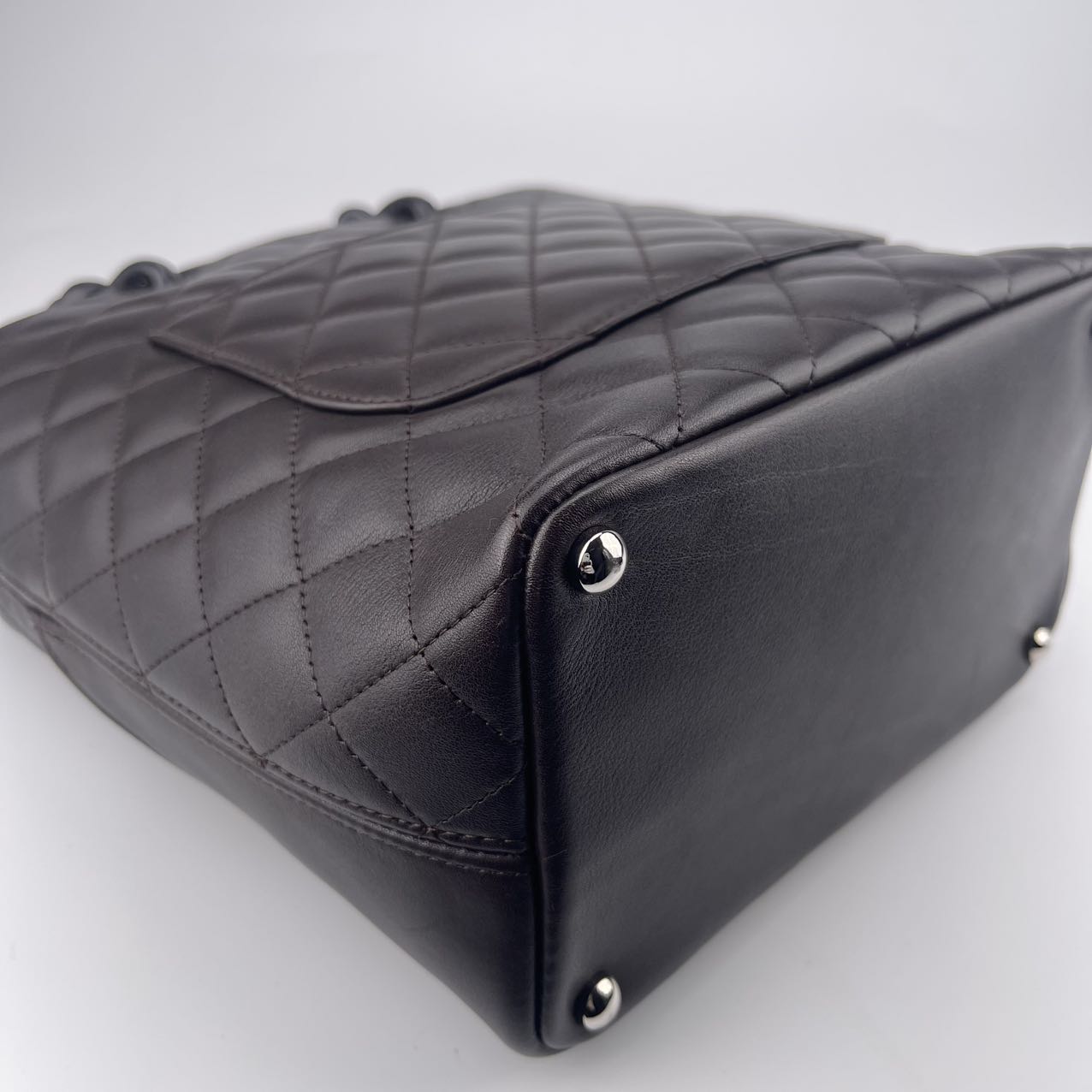 Chanel Chocolate Cambon Tote Bag[Used]