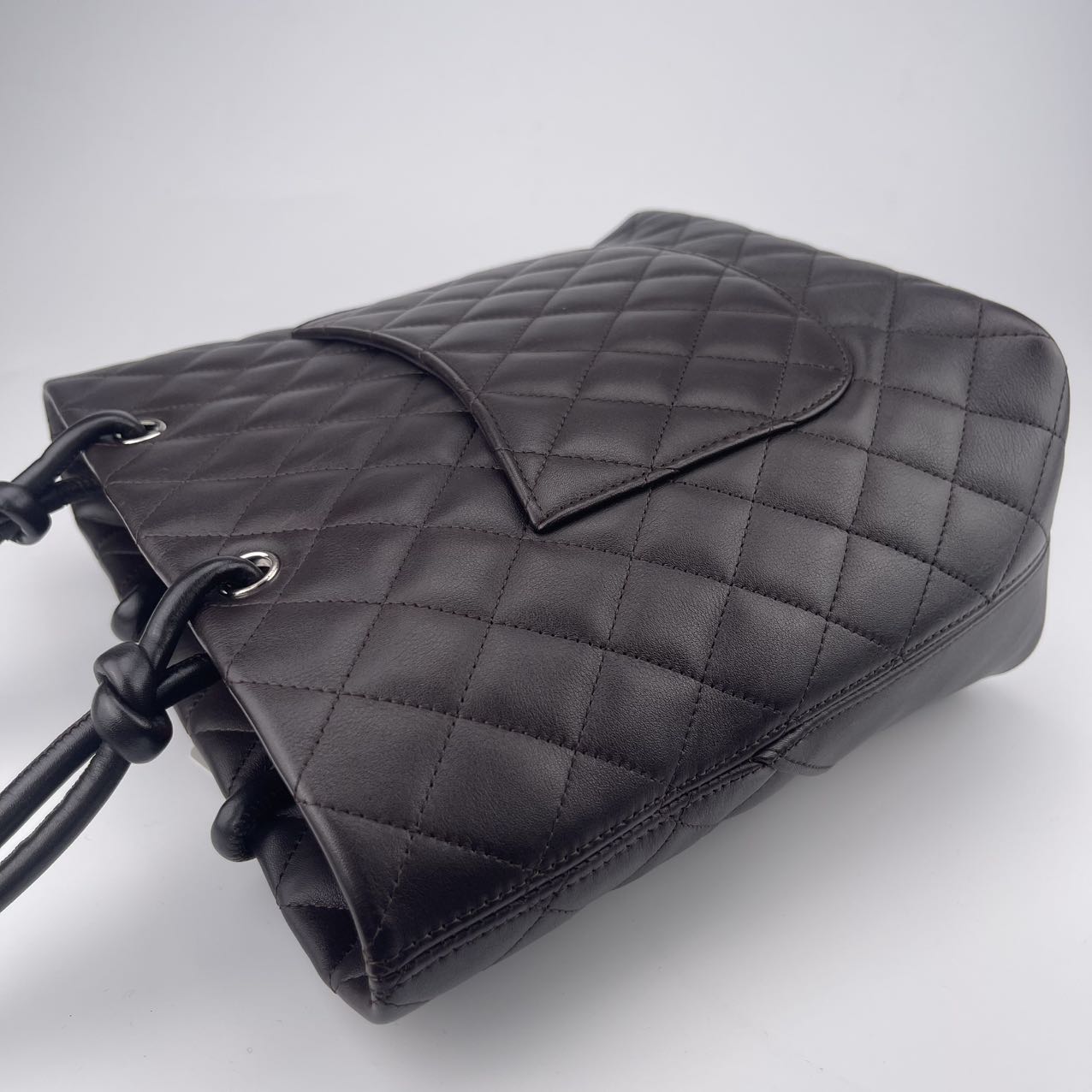 Chanel Chocolate Cambon Tote Bag[Used]