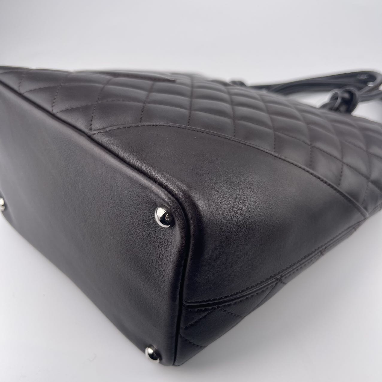 Chanel Chocolate Cambon Tote Bag[Used]