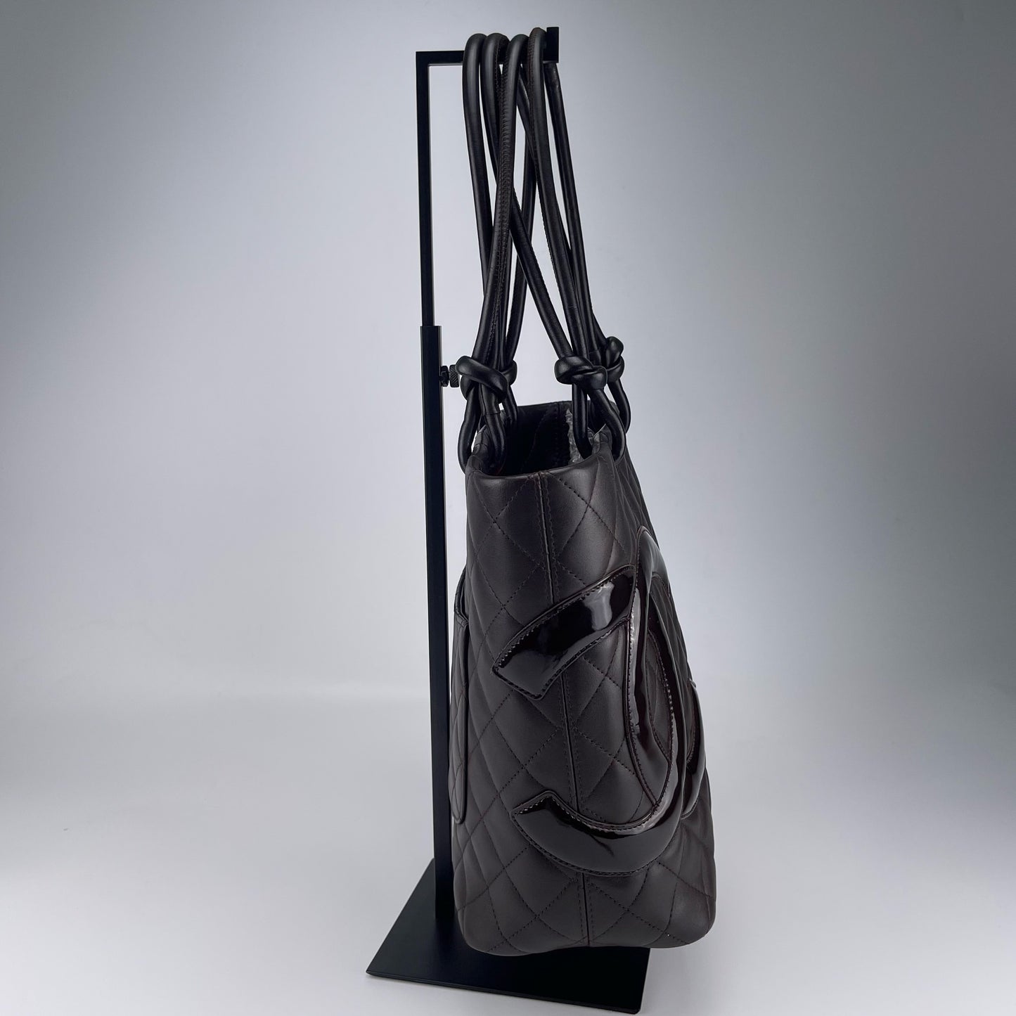 Chanel Chocolate Cambon Tote Bag[Used]