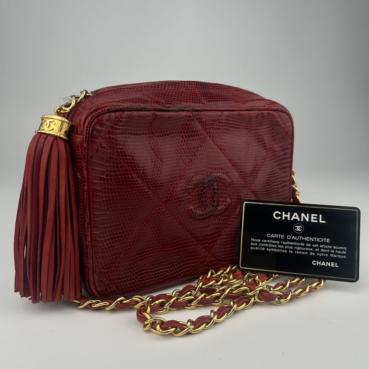 Chanel Red Mini Camera Bag[Used]