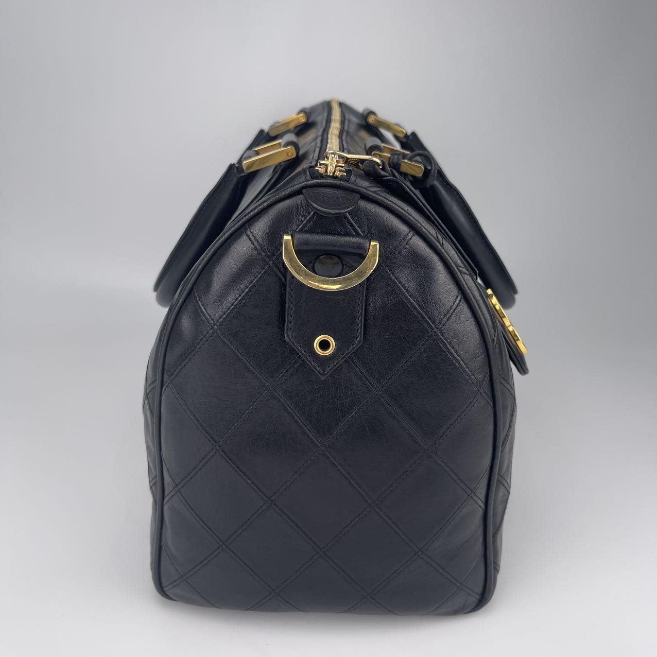 Chanel Durable black calfskin leather bag[Used]