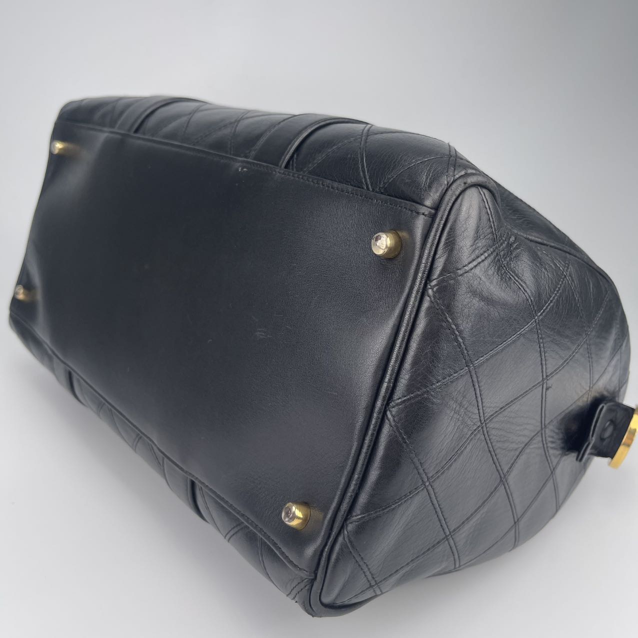 Chanel Durable black calfskin leather bag[Used]