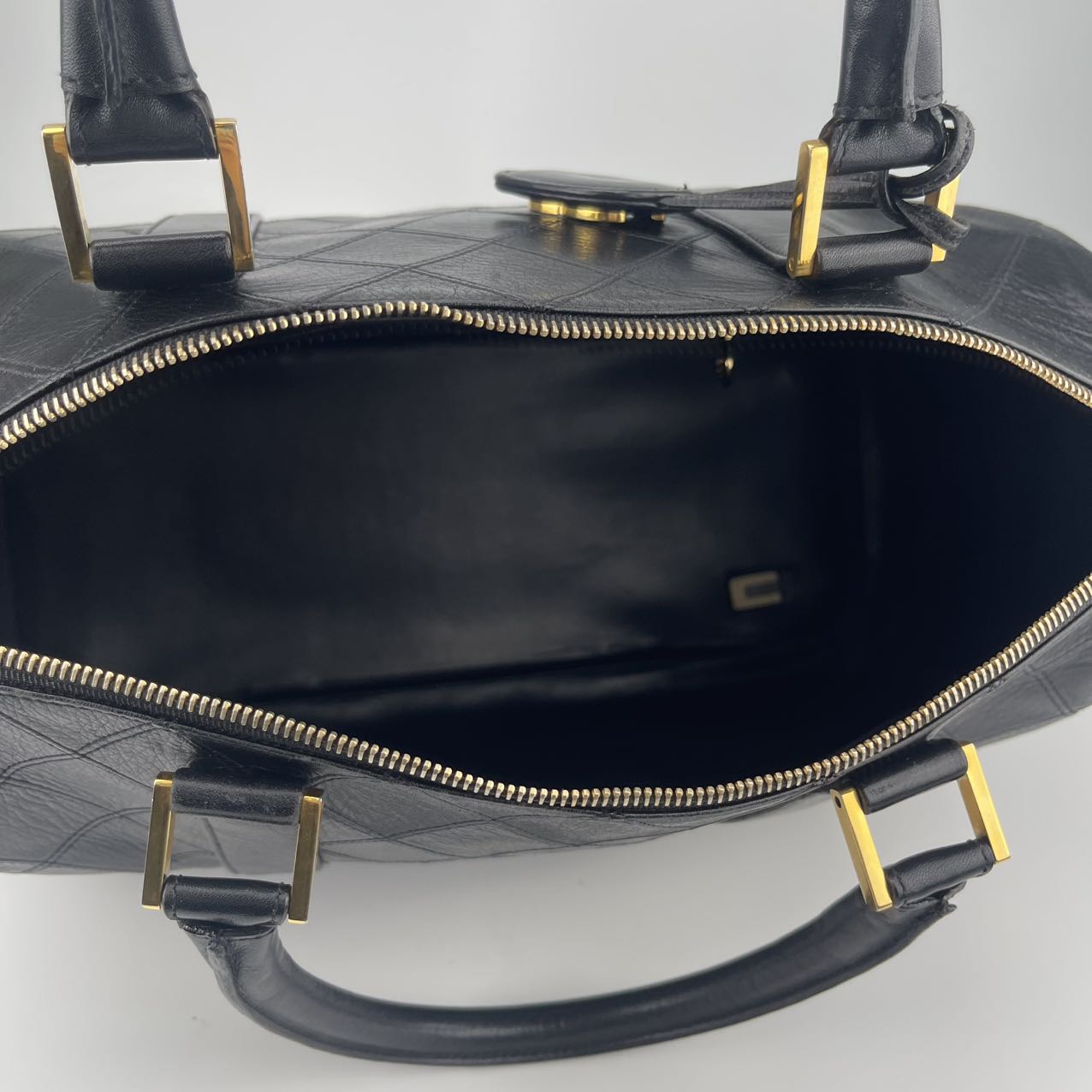 Chanel Durable black calfskin leather bag[Used]