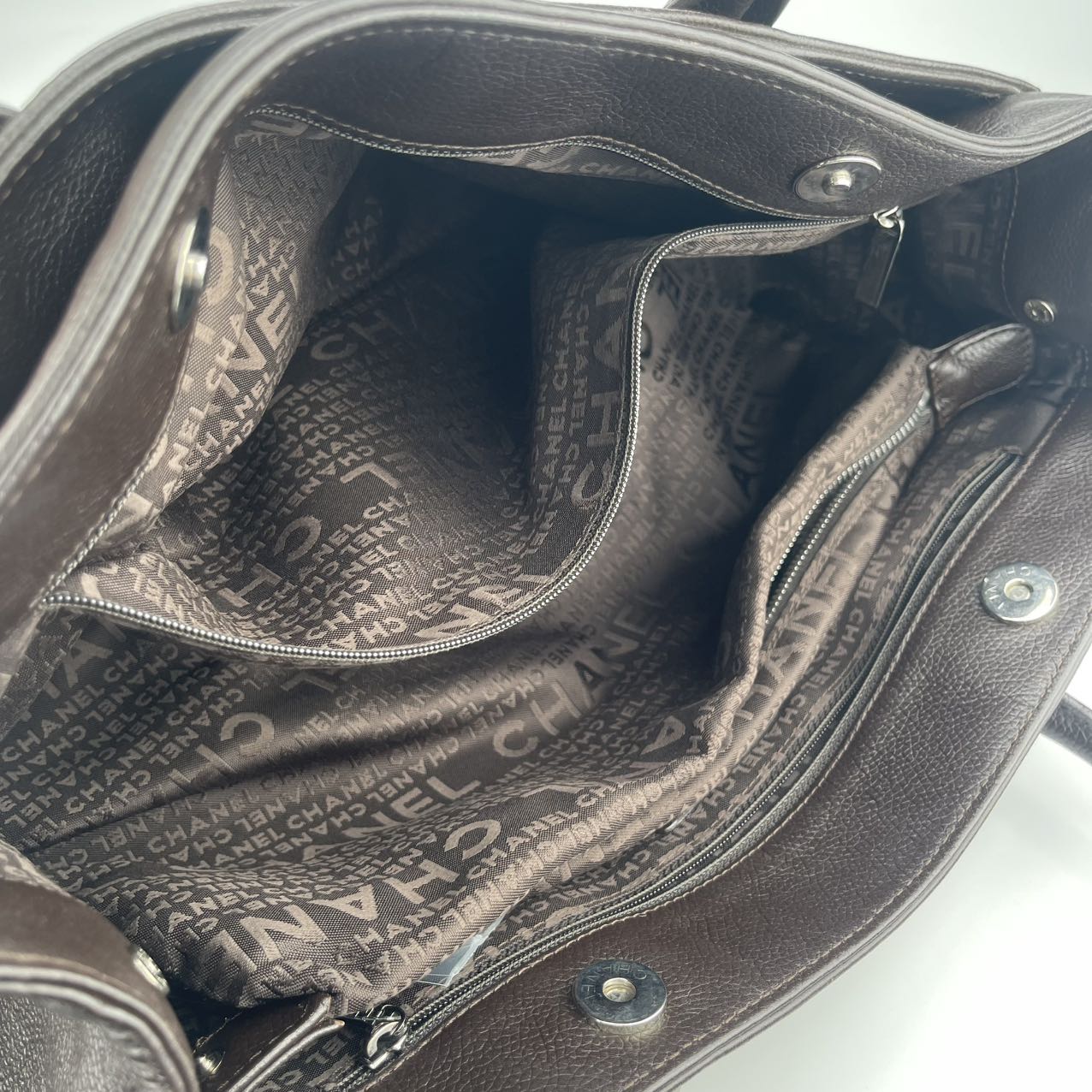 Chanel Premium brown calfskin leather bag[Used]