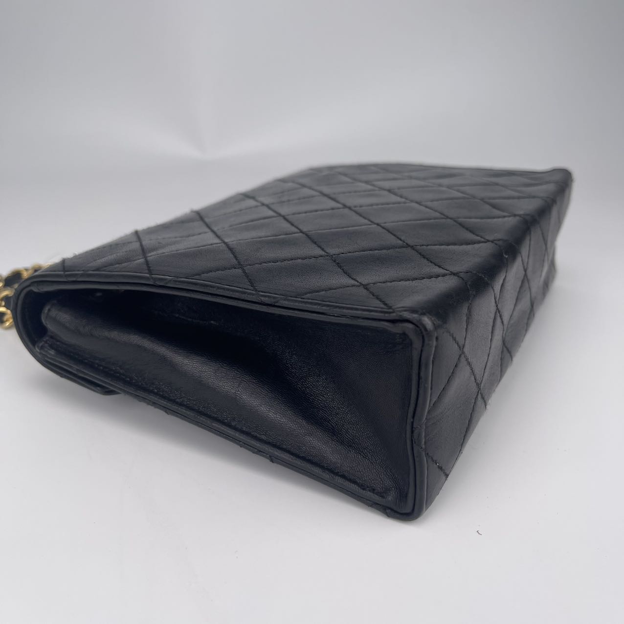 Chanel  Supple black lambskin leather [Used]