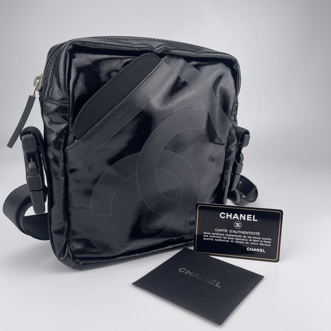Chanel Durable black nylon bag[Used]