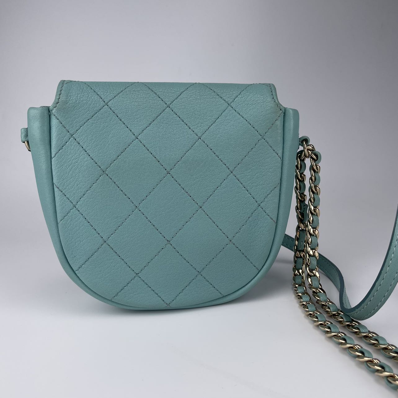 Chanel Elegant Blue calfskin bag [Used]