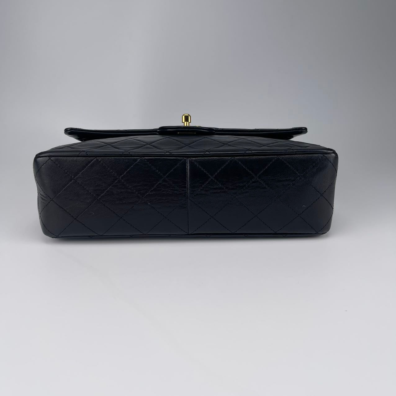 Chanel Black Lambskin Quilted Classic Flap Bag [Used]