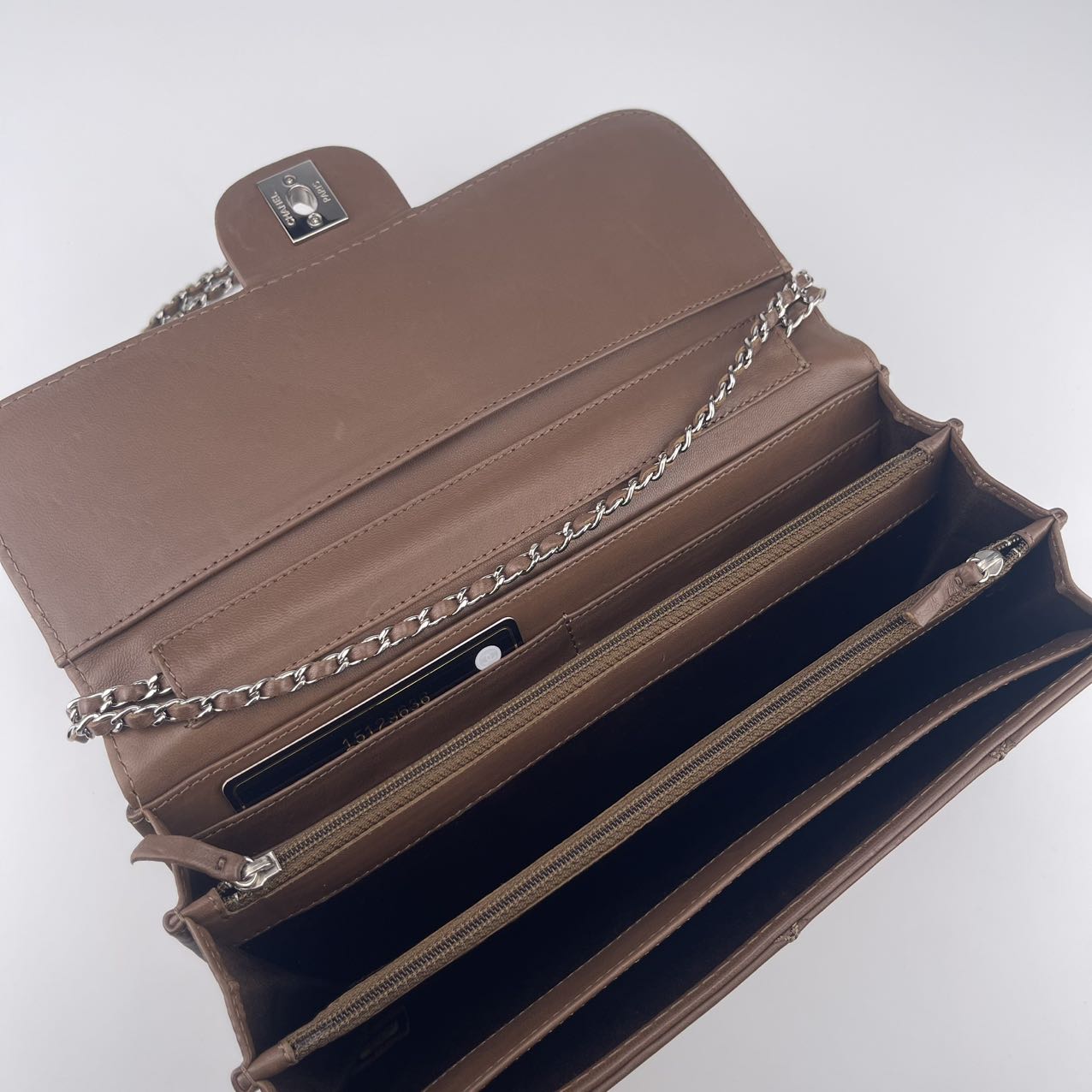 Chanel Brown Calfskin Quilted CF Chain Bag [Used]