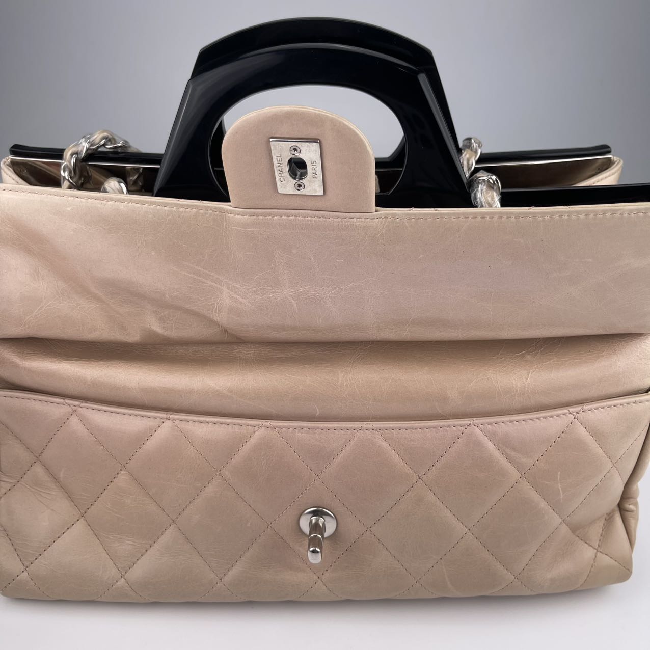 Chanel Matelassé CC Delivery 2-Way Chain Shoulder Bag[Used]