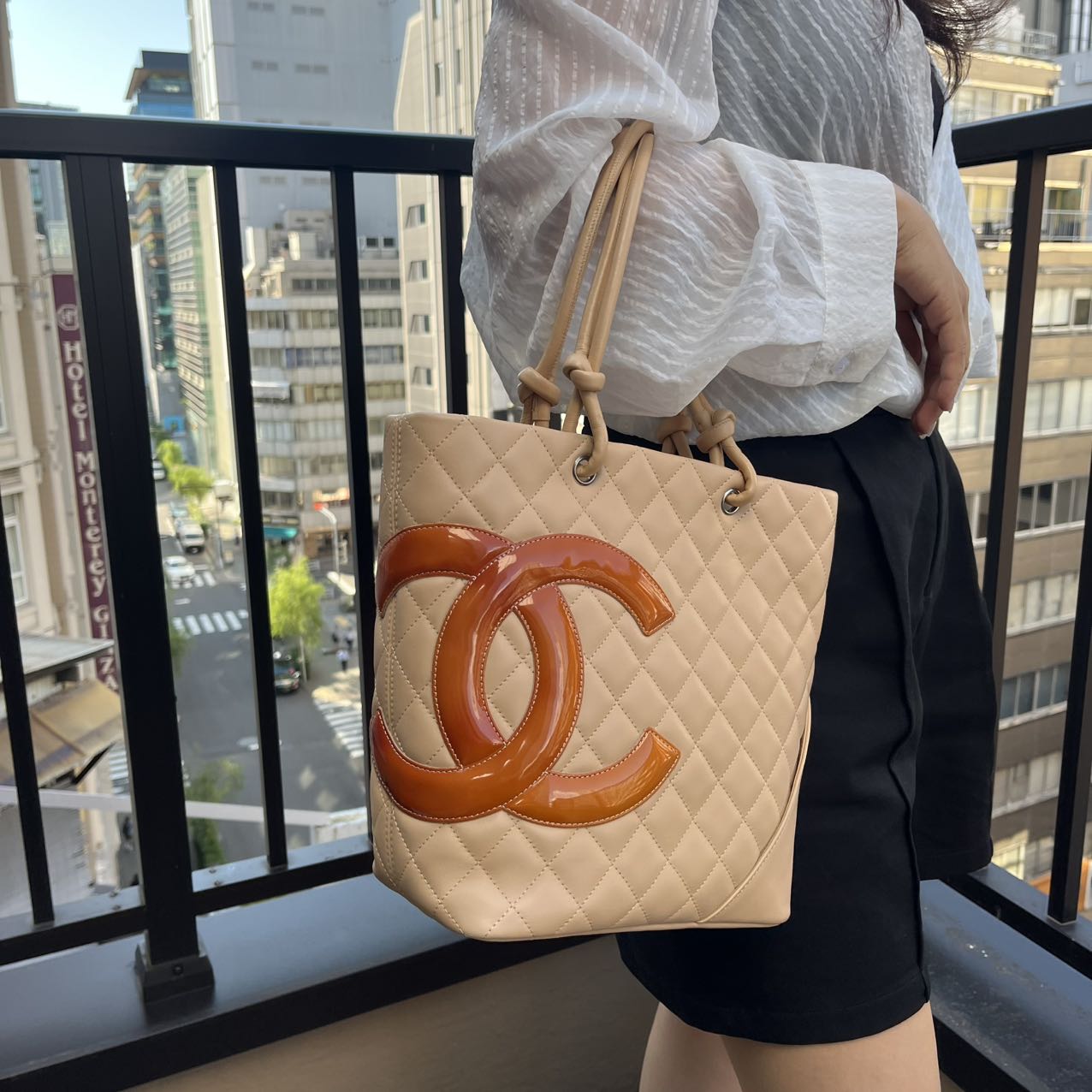 Chanel Cambon Handbag[Used]