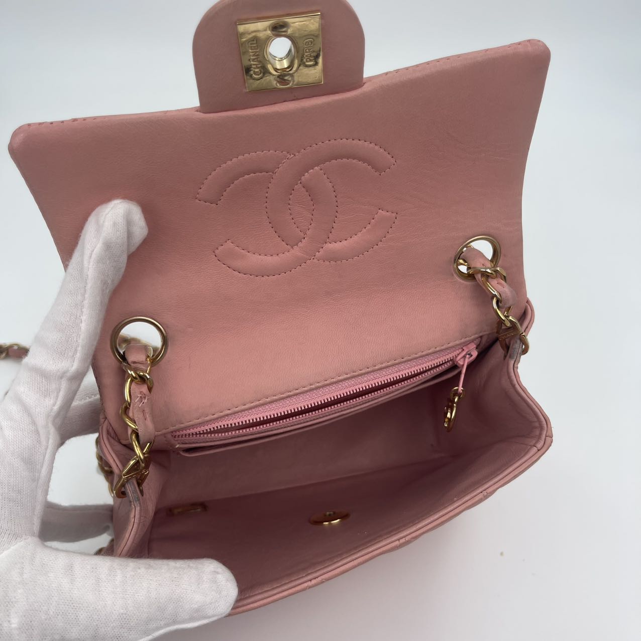 Chanel Classic Flap Mini-Pink[Used]