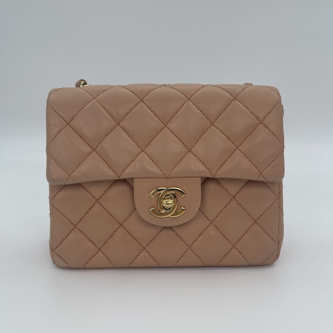 Chanel Classic Flap Mini - Beige [Used]