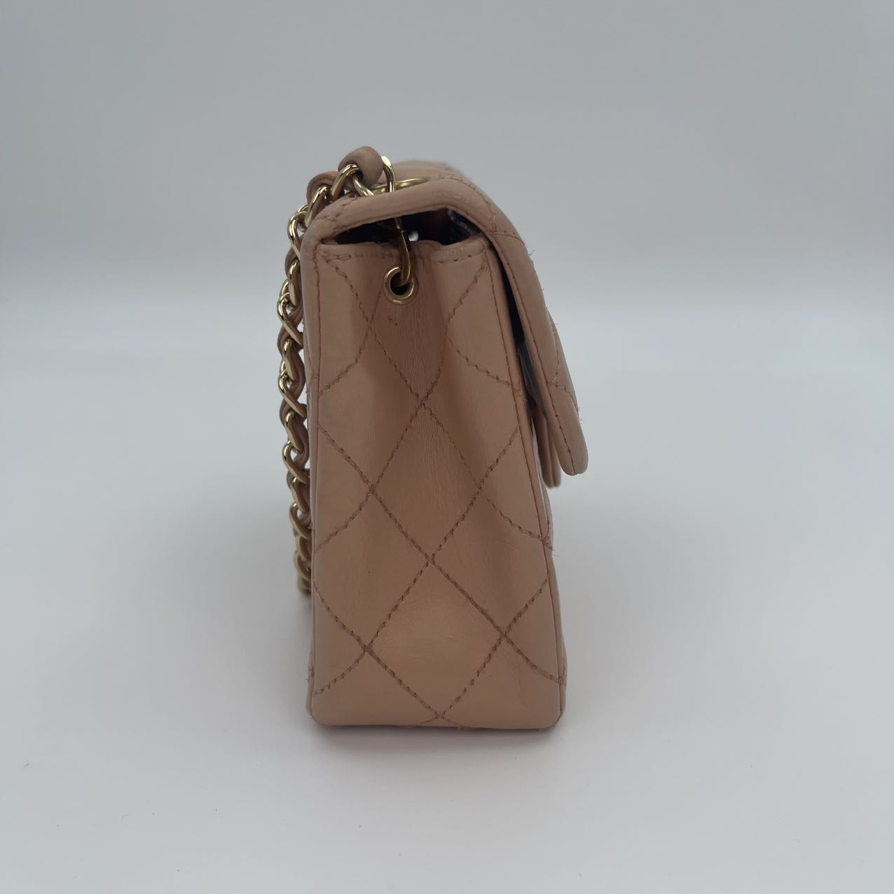 Chanel Classic Flap Mini - Beige [Used]