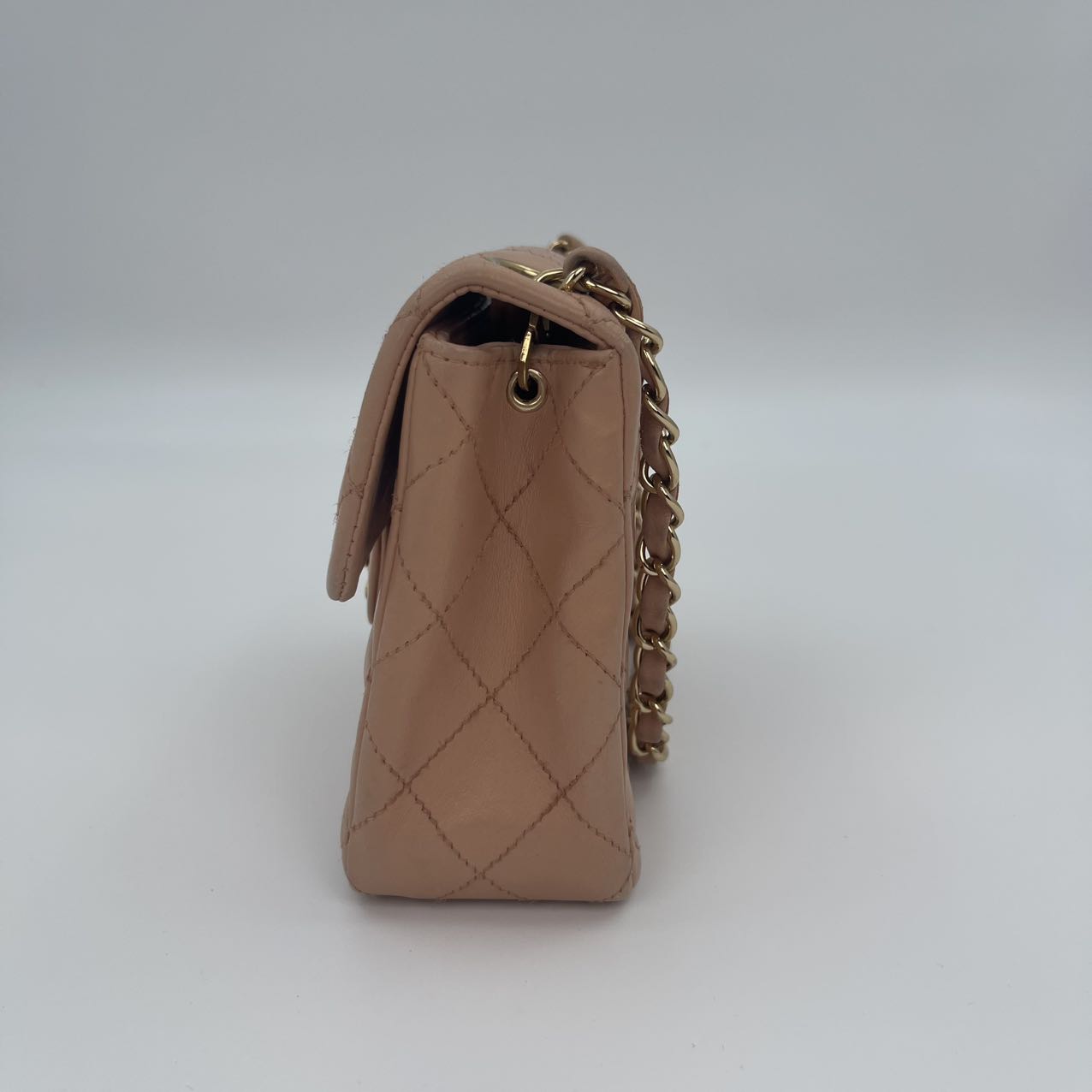 Chanel Classic Flap Mini - Beige [Used]