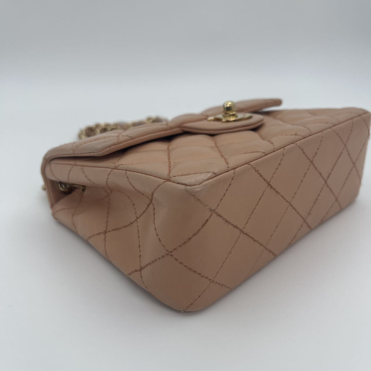 Chanel Classic Flap Mini - Beige [Used]