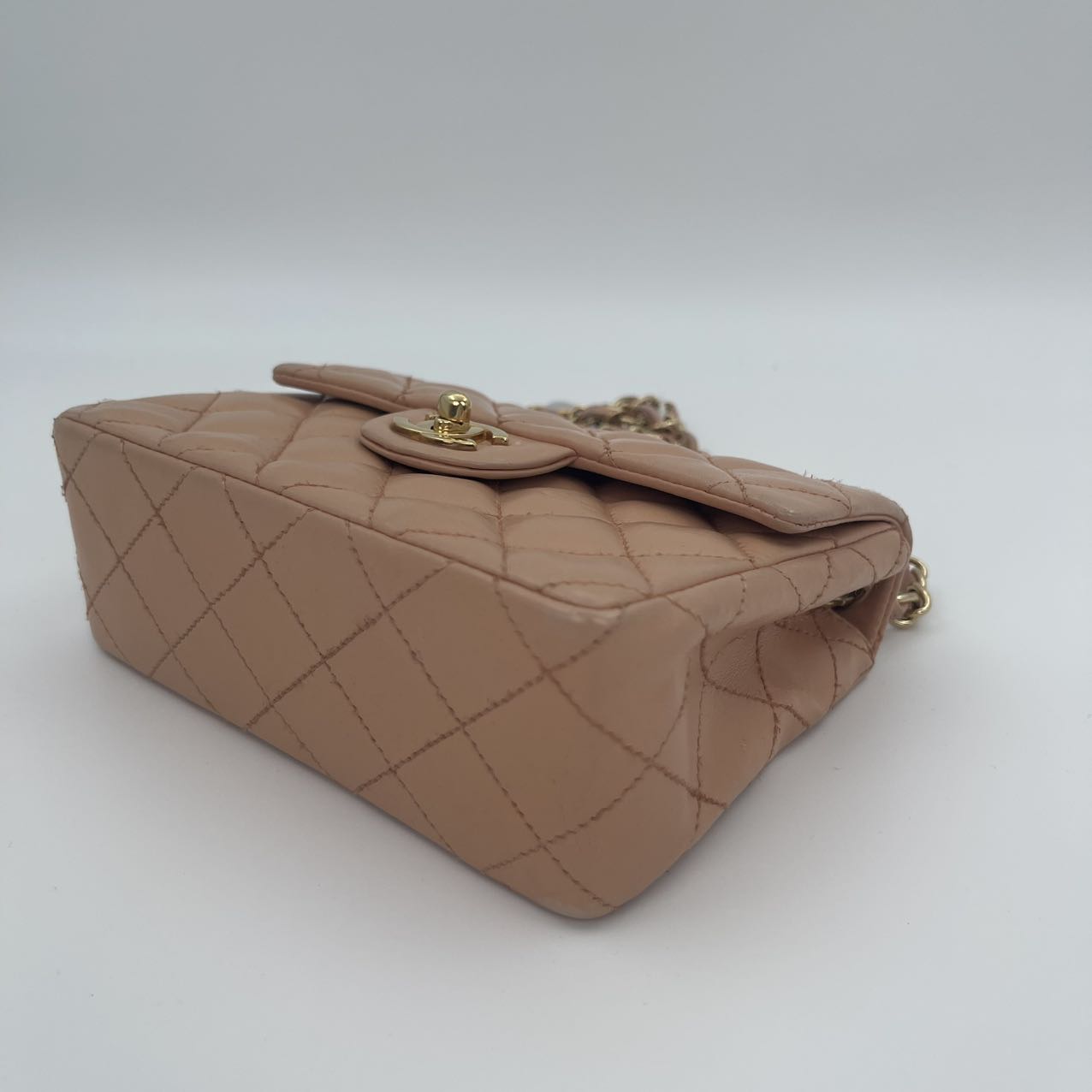 Chanel Classic Flap Mini - Beige [Used]
