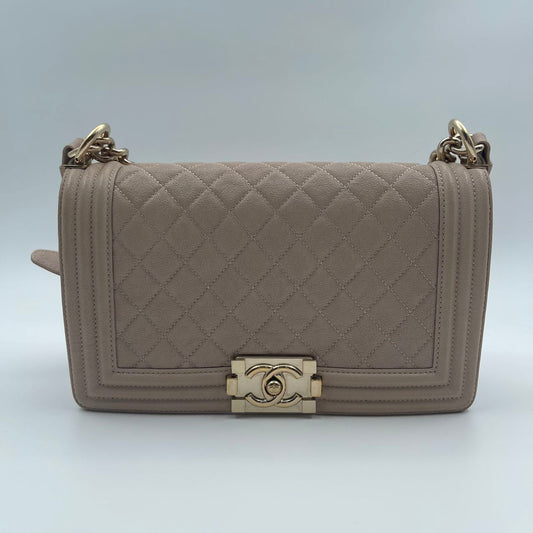 Chanel Boy 25-Beige[Used]