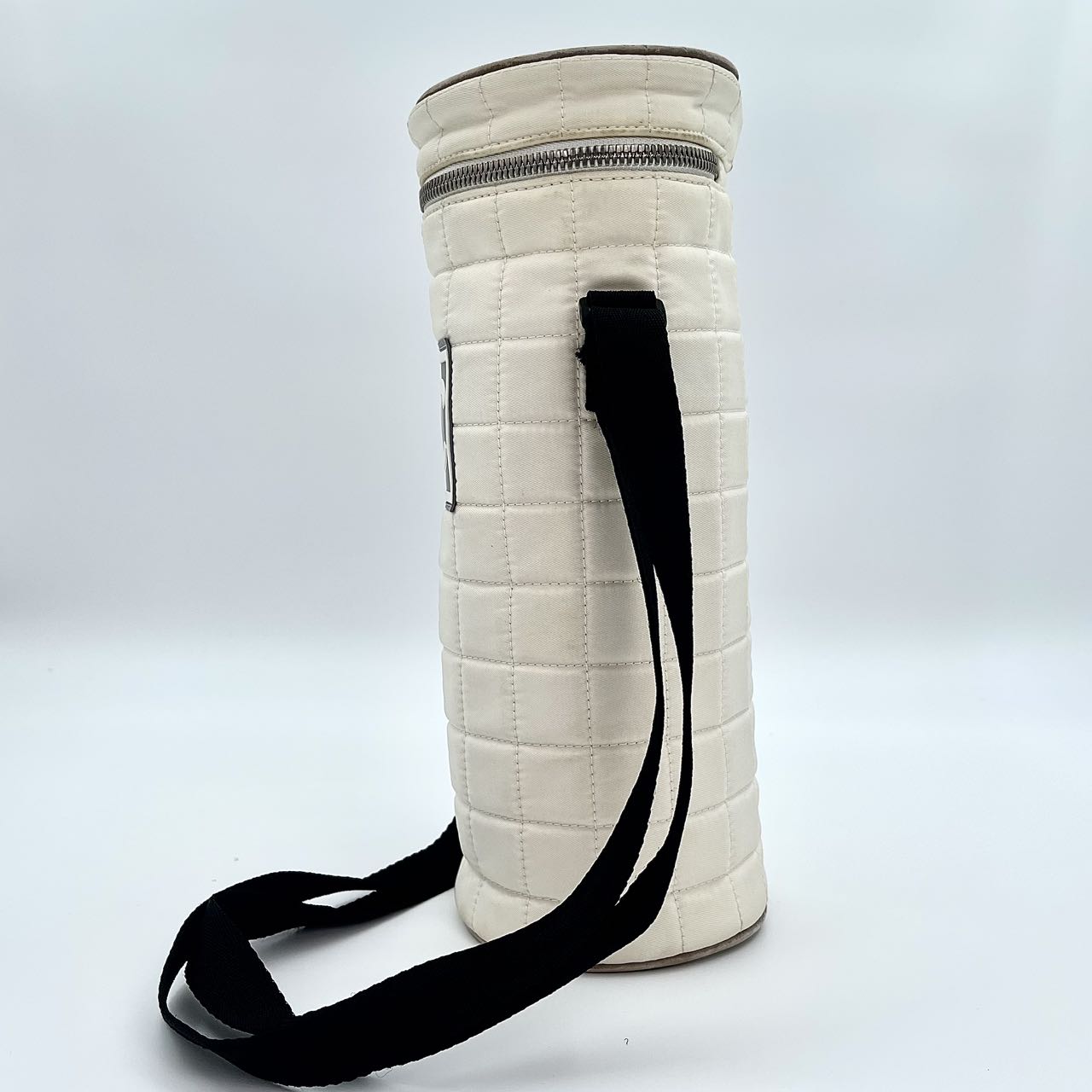 Chanel Sports Line Nylon Crossbody Bottle Bag - White [Used]