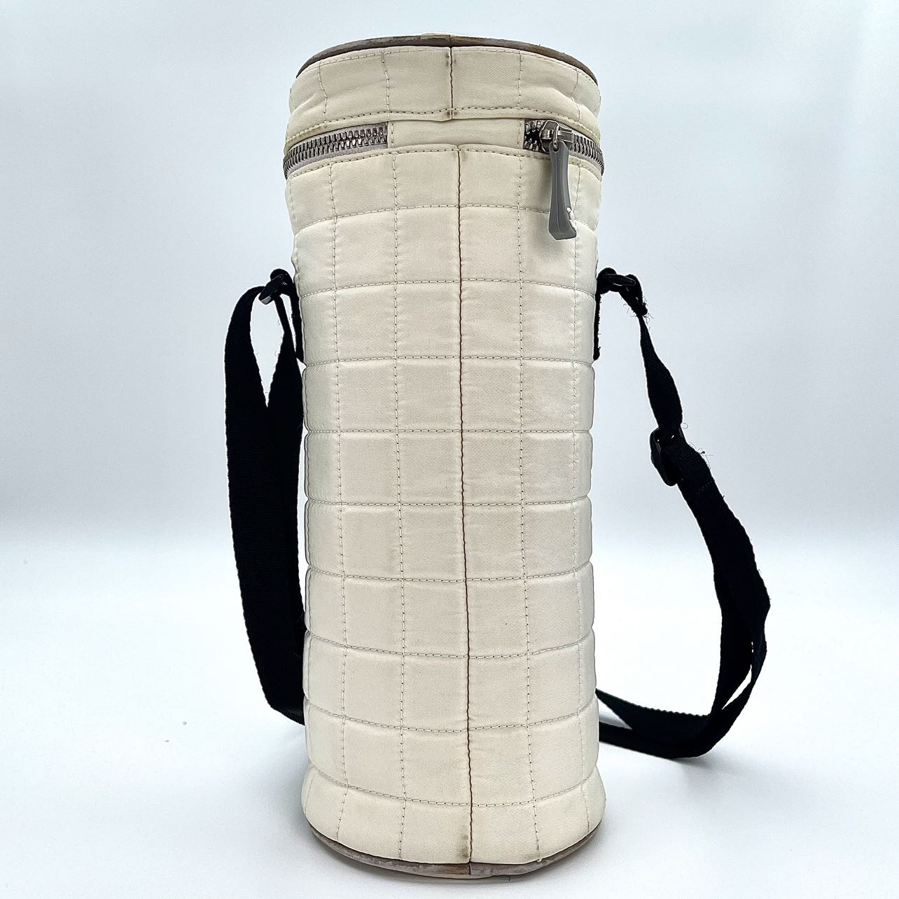 Chanel Sports Line Nylon Crossbody Bottle Bag - White [Used]