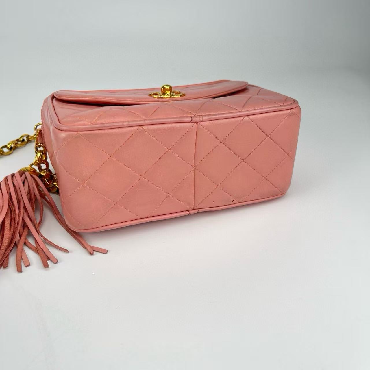 Chanel Matelassé Chain Shoulder Bag with Fringe [Used]