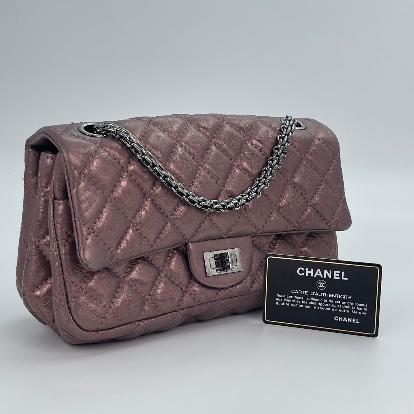 Chanel 2.55 Matelassé Double Chain Shoulder Bag[Used]
