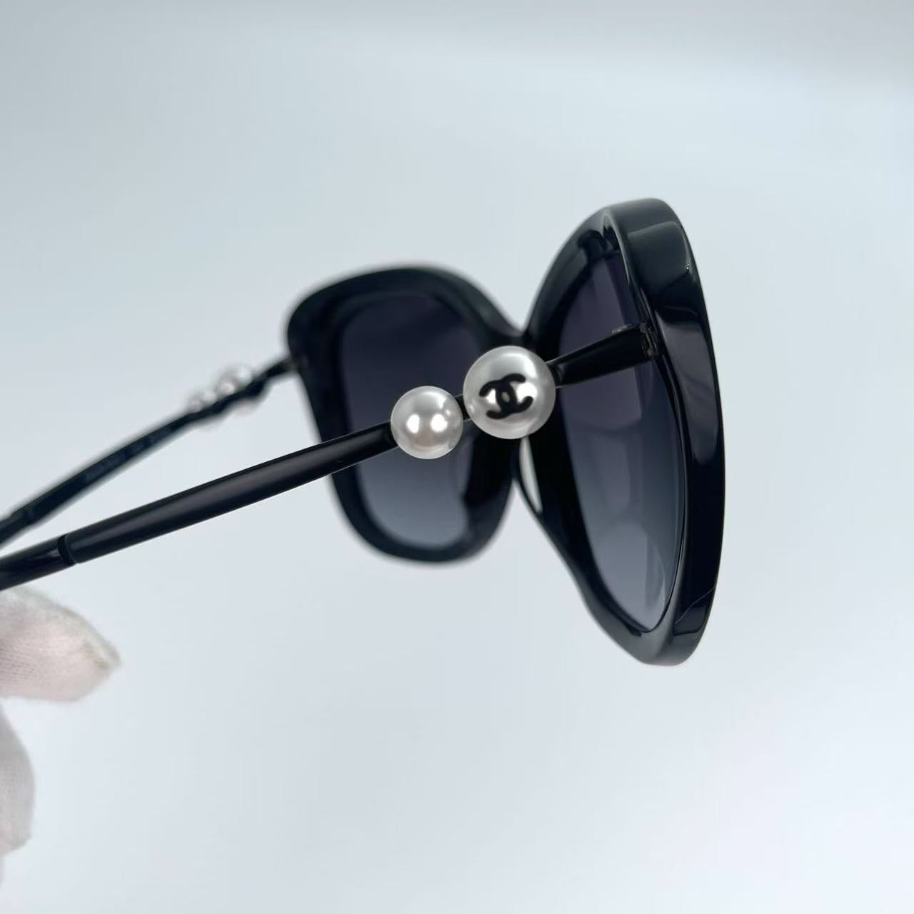 CHANEL Pearl Temple Sunglasses [Used]