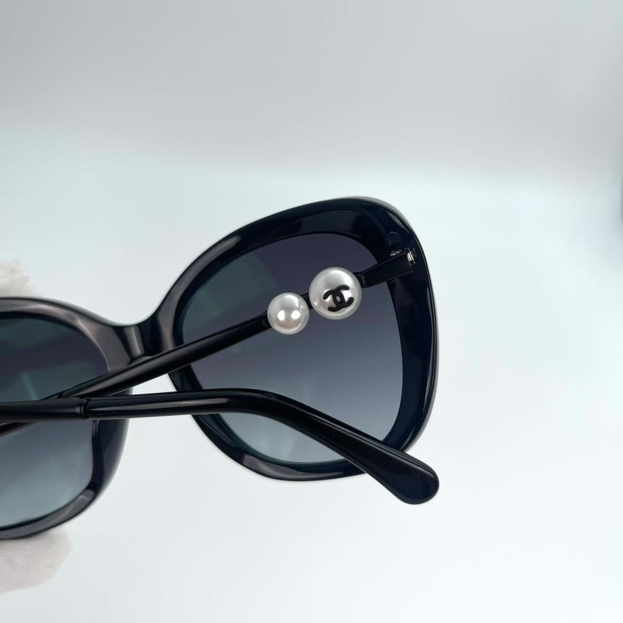 CHANEL Pearl Temple Sunglasses [Used]