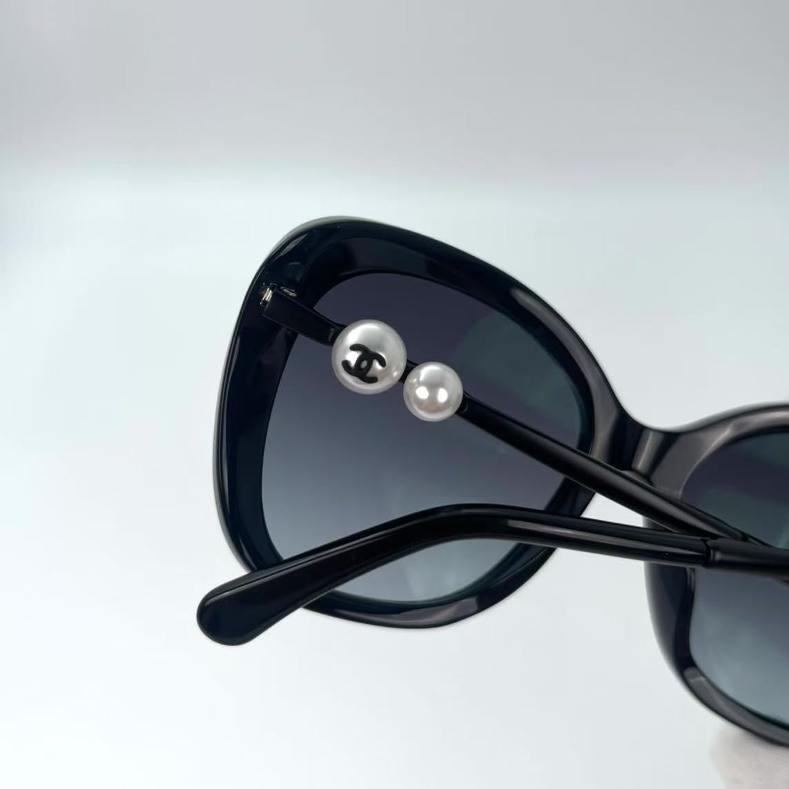 CHANEL Pearl Temple Sunglasses [Used]