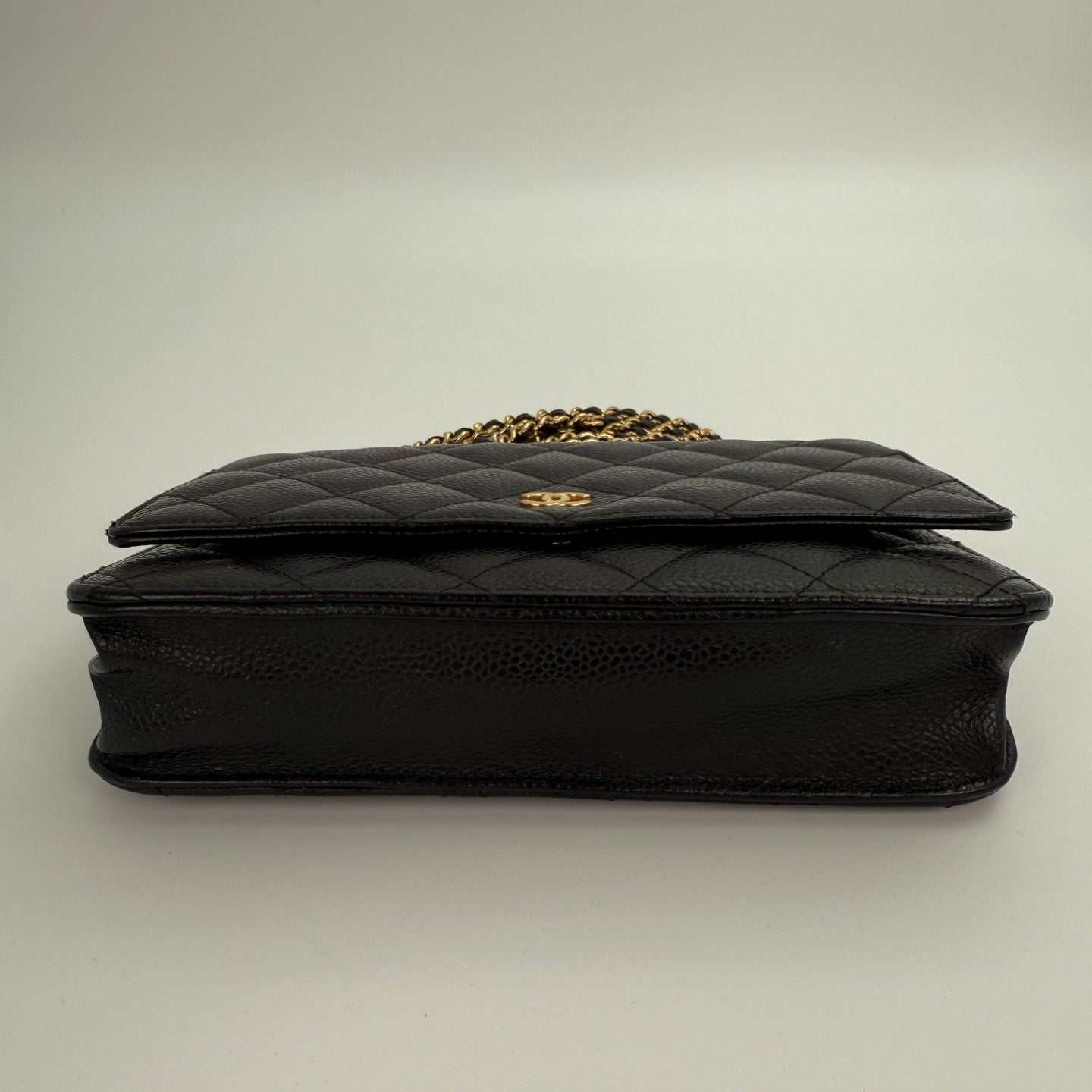 Chanel Classic WOC Black Caviar Leather with Gold-Tone Hardware [Used]