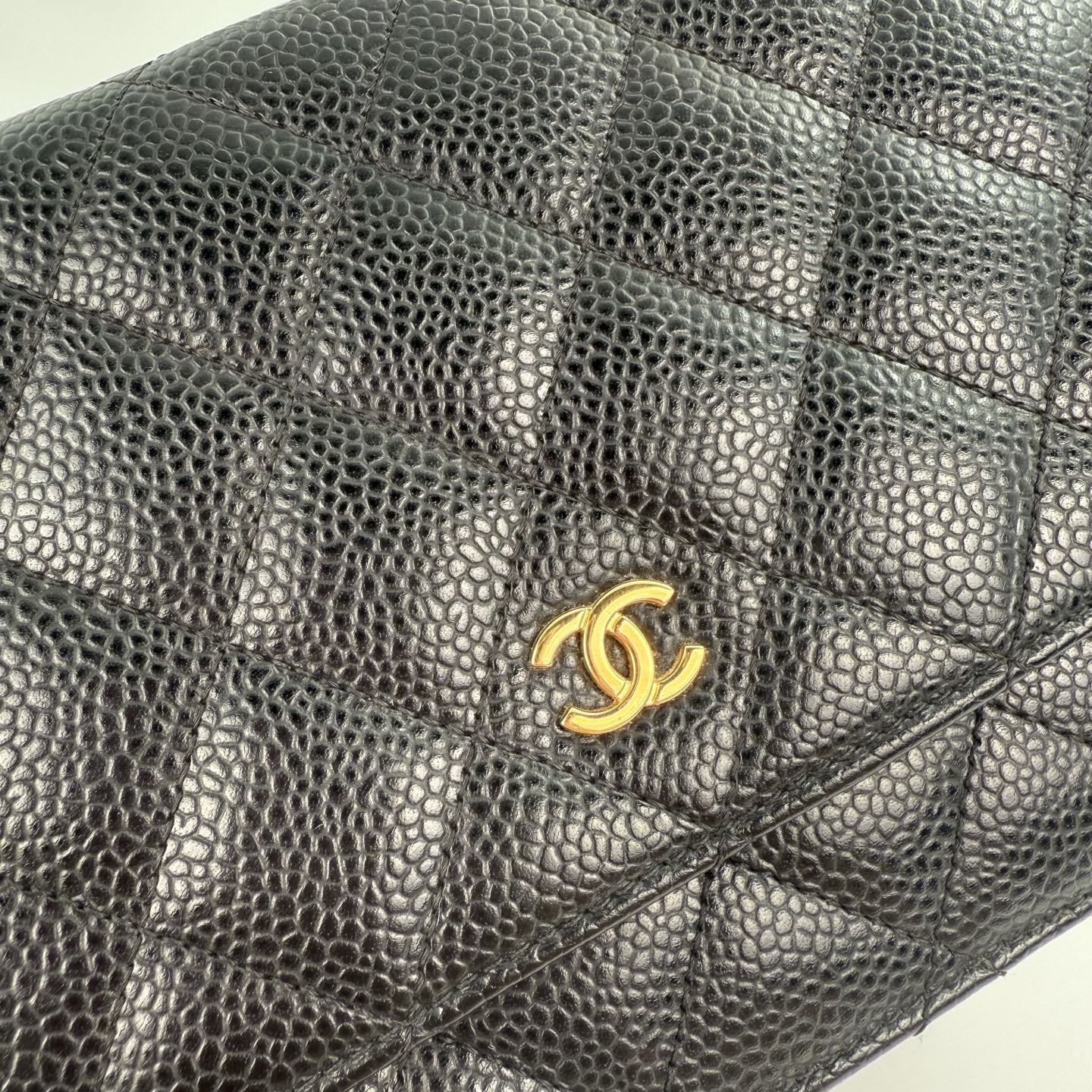 Chanel Classic WOC Black Caviar Leather with Gold-Tone Hardware [Used]