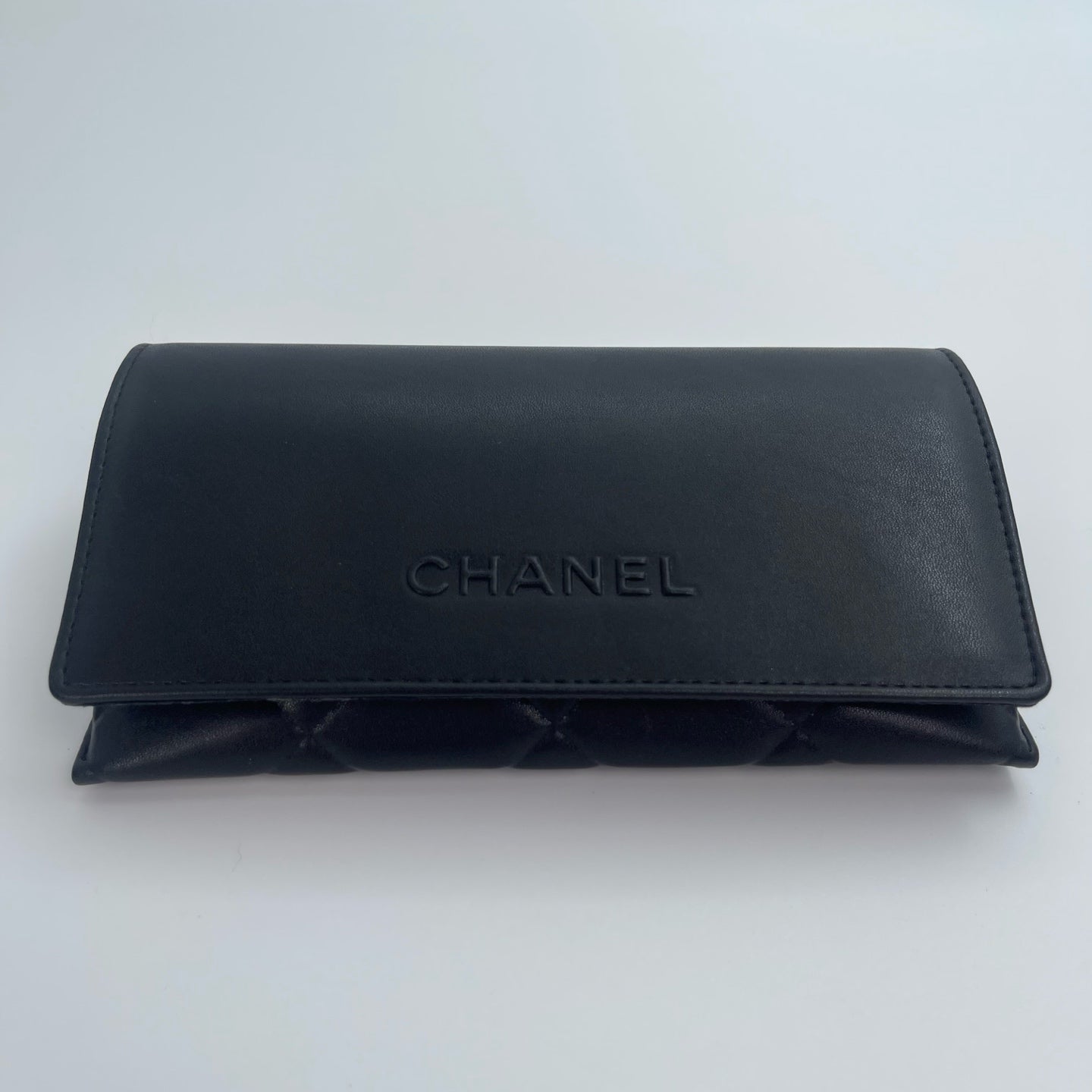Chanel Sunglasses – Gold &amp; Silver Frame with Plastic Temples [Used]