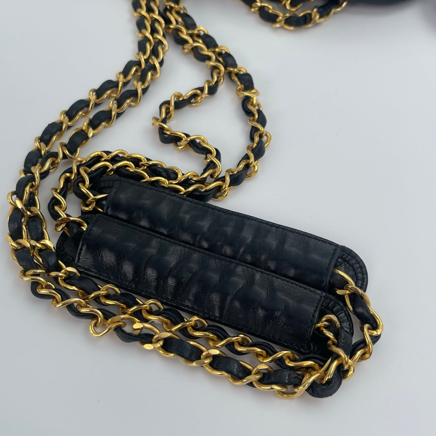 Chanel Quilted Camera Bag – Black Lambskin Leather [Used]