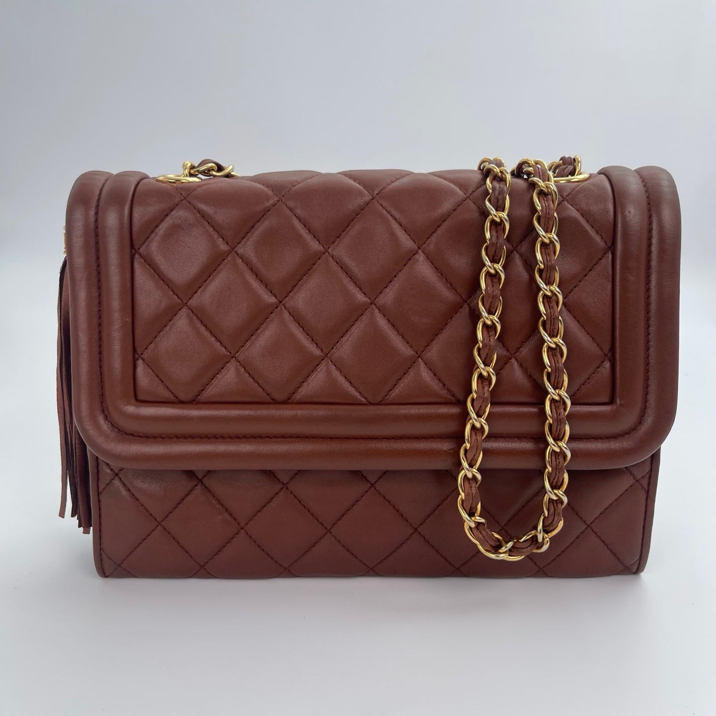 Chanel Camera Bag – Brown Lambskin Leather [Used]