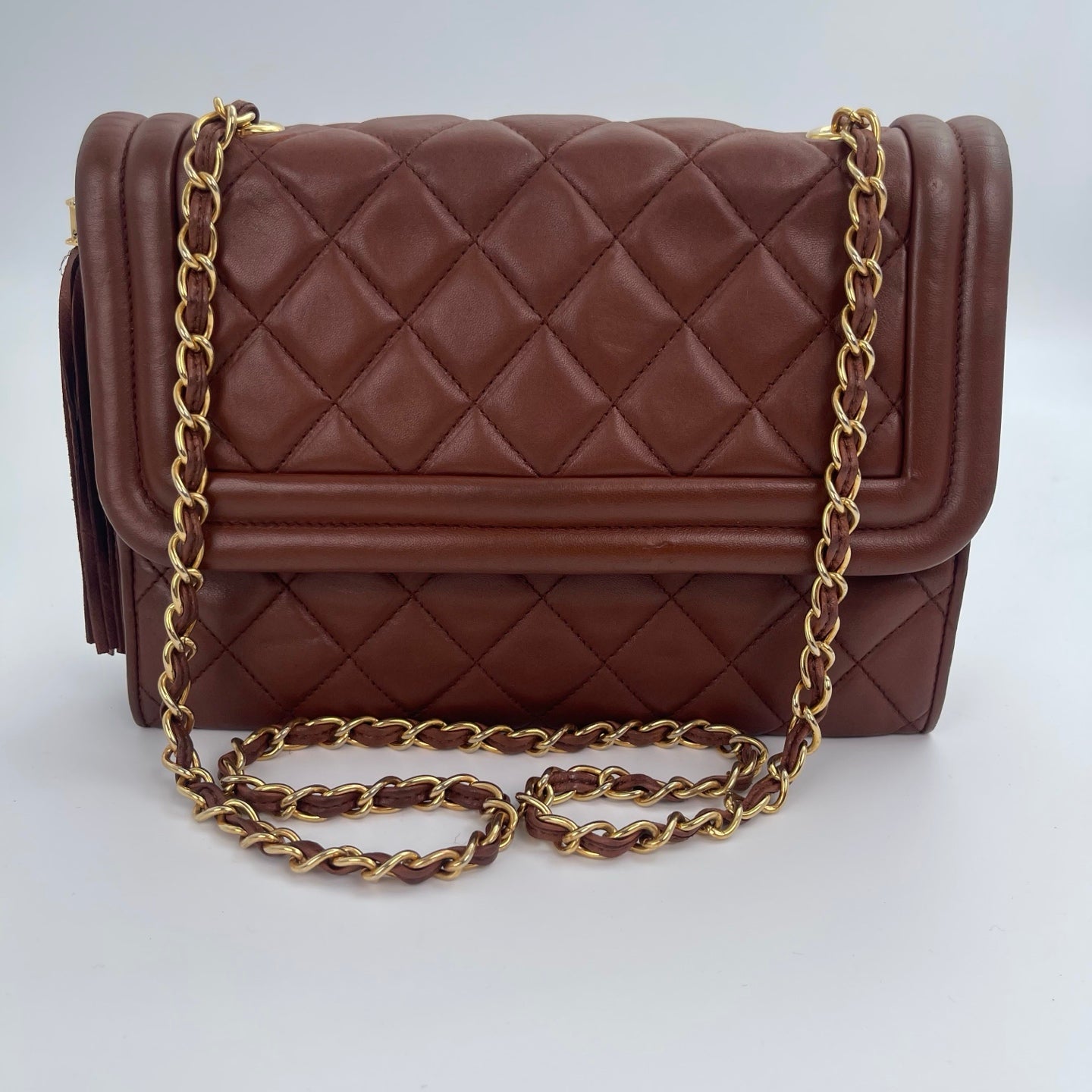 Chanel Camera Bag – Brown Lambskin Leather [Used]