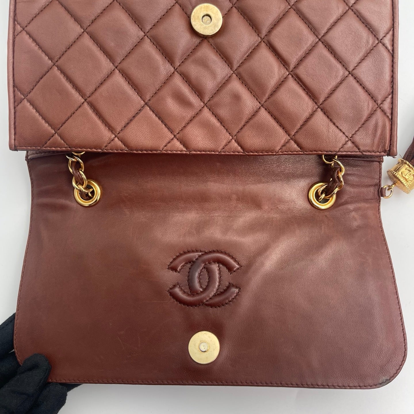 Chanel Camera Bag – Brown Lambskin Leather [Used]
