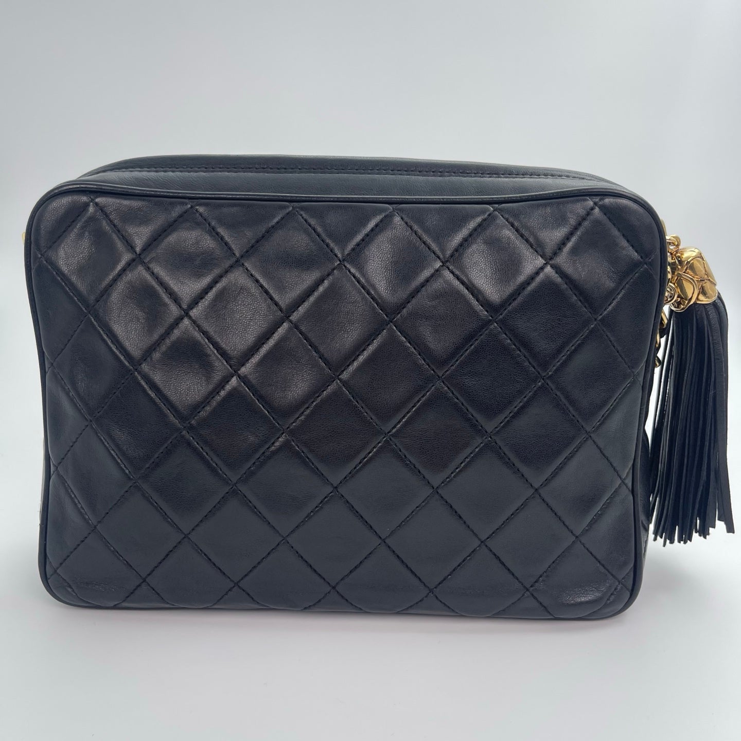 Chanel Camera Bag – Black Lambskin with Gold Hardware [Used]