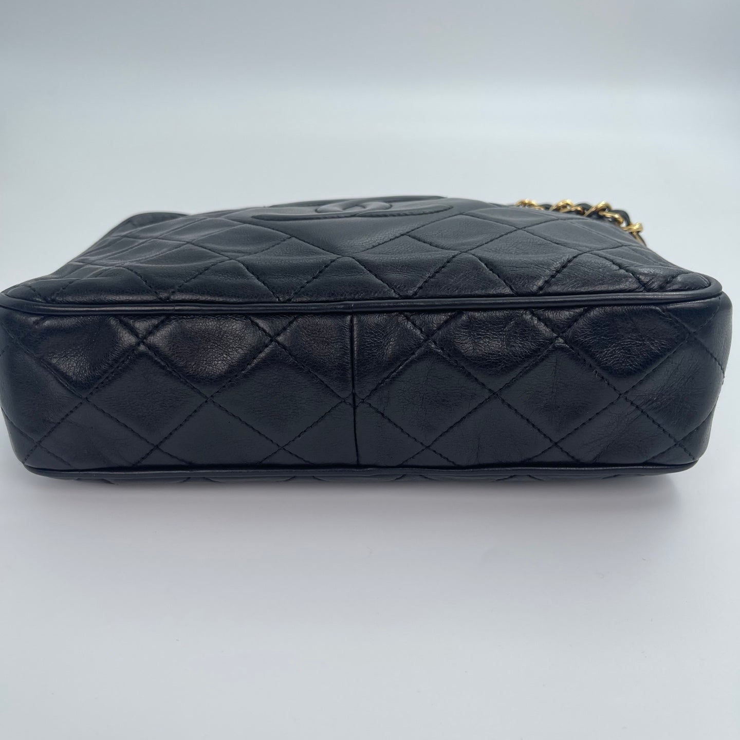 Chanel Camera Bag – Black Lambskin with Gold Hardware [Used]