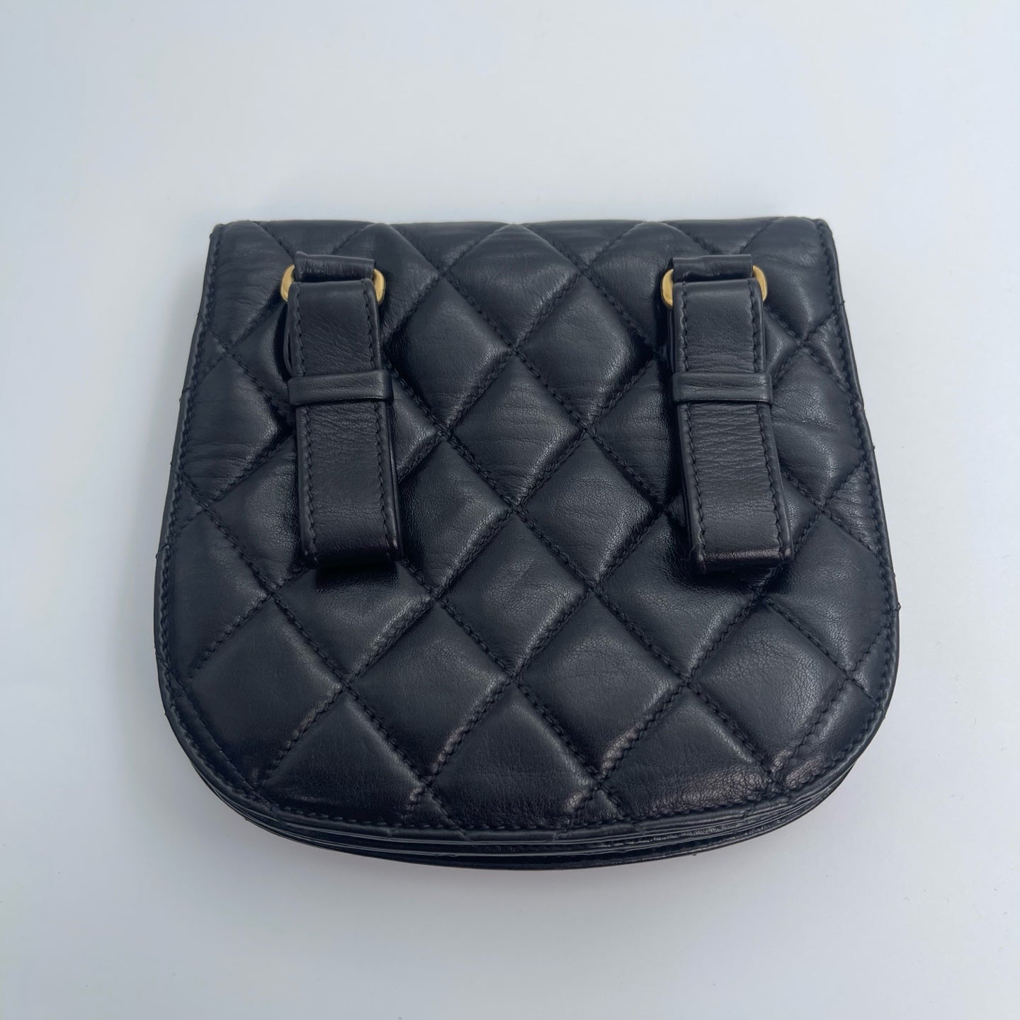 Chanel Waist Bag – Black Lambskin with Gold Hardware [Used]