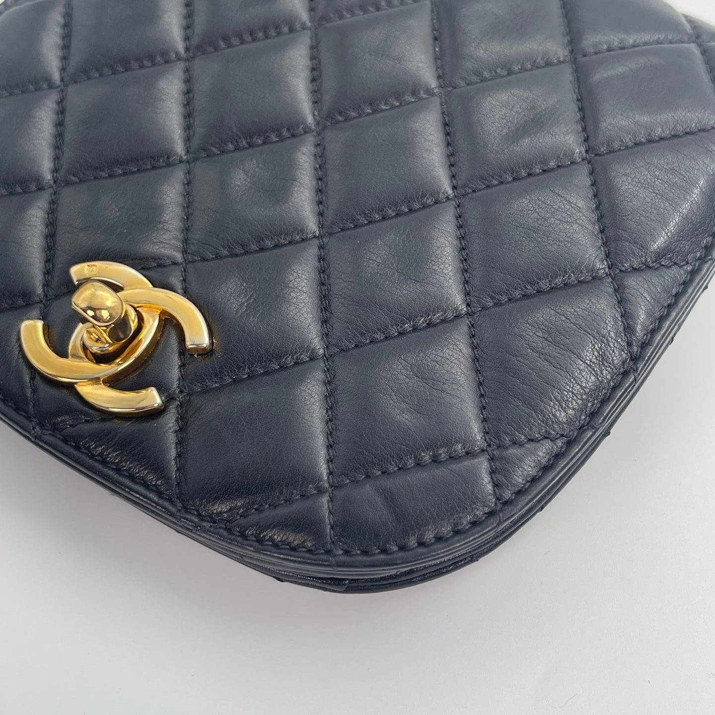 Chanel Waist Bag – Black Lambskin with Gold Hardware [Used]