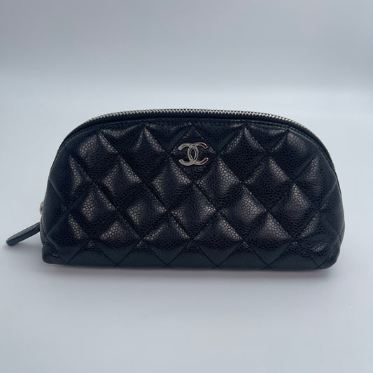 Chanel Pouch – Black Caviar Leather [Used]