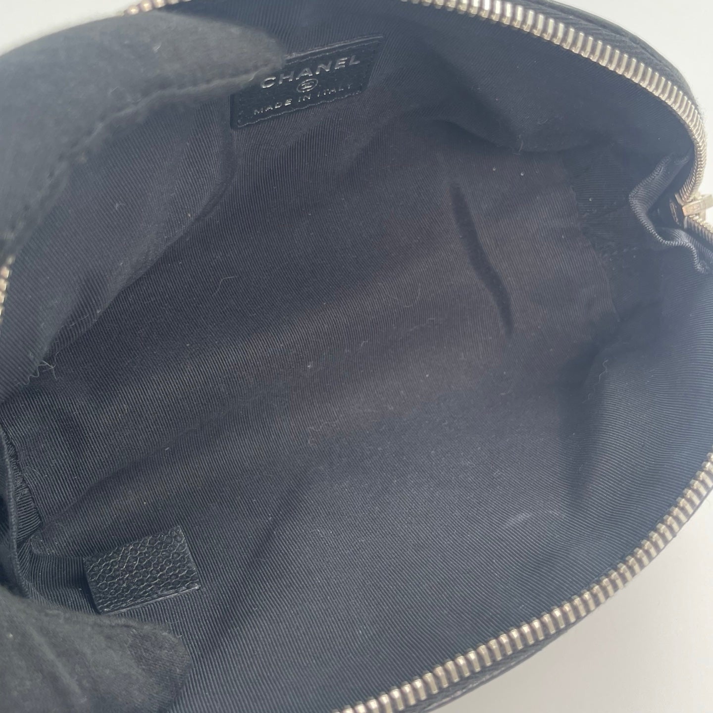Chanel Pouch – Black Caviar Leather [Used]