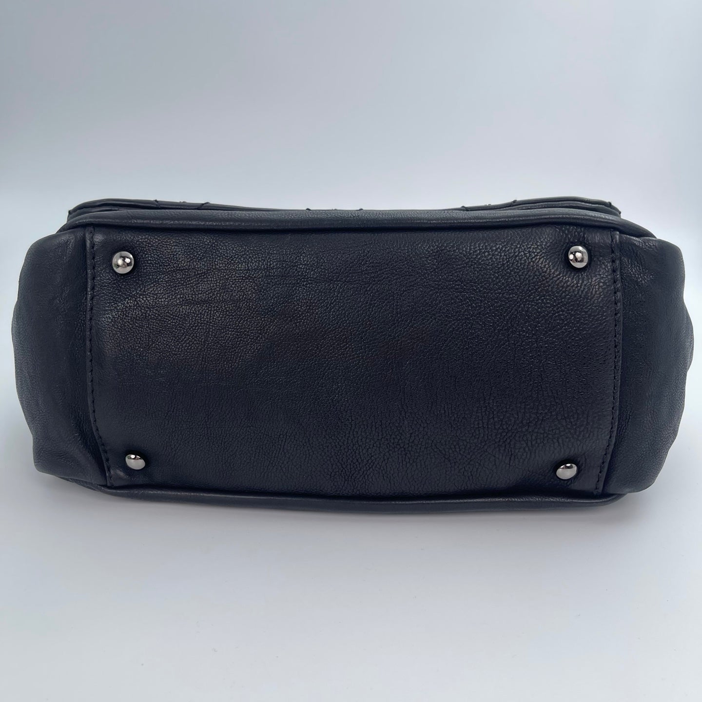 Chanel Black Caviar Leather Shoulder Bag  [Used]