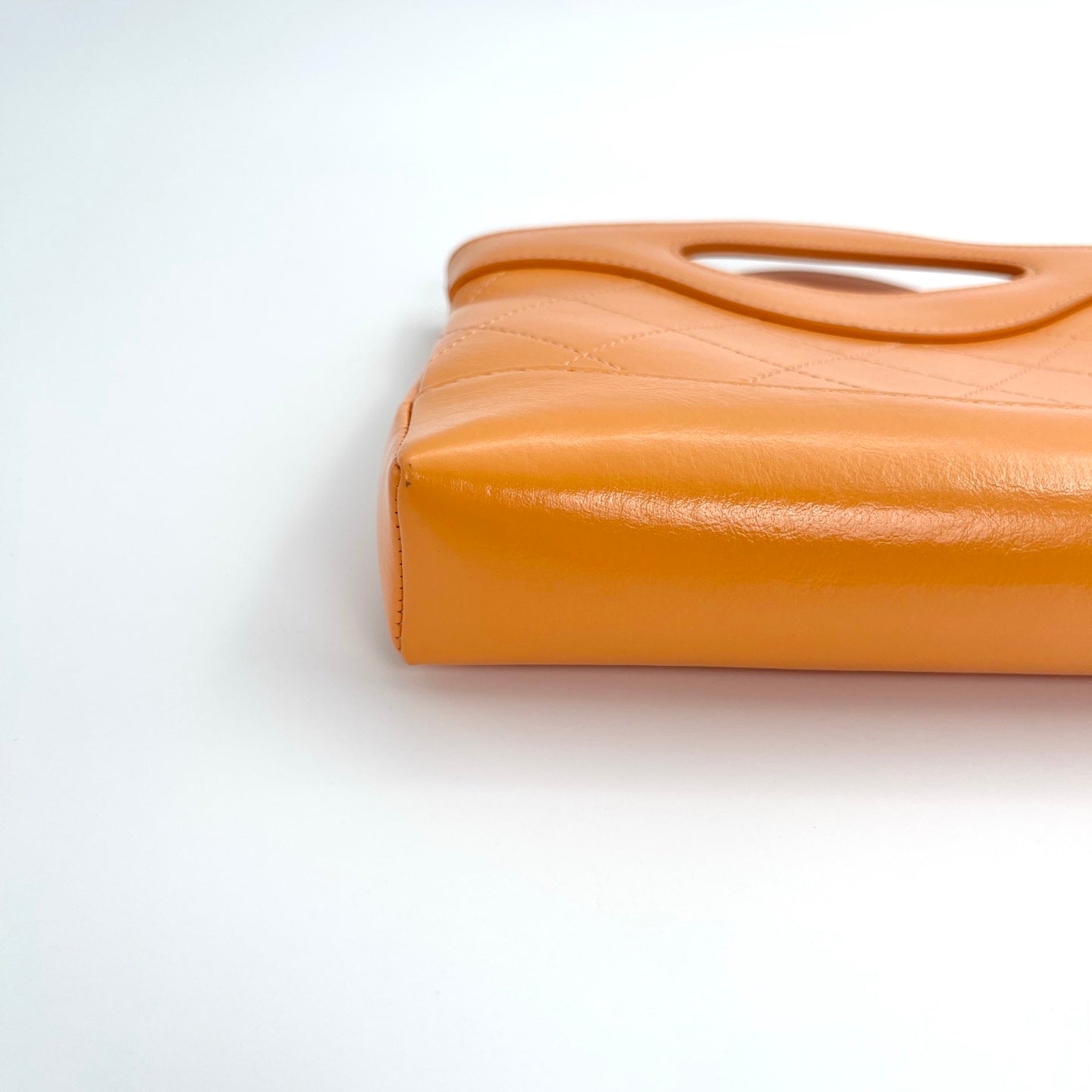 Chanel Orange Calfskin 31 Line Shoulder Bag [Used]