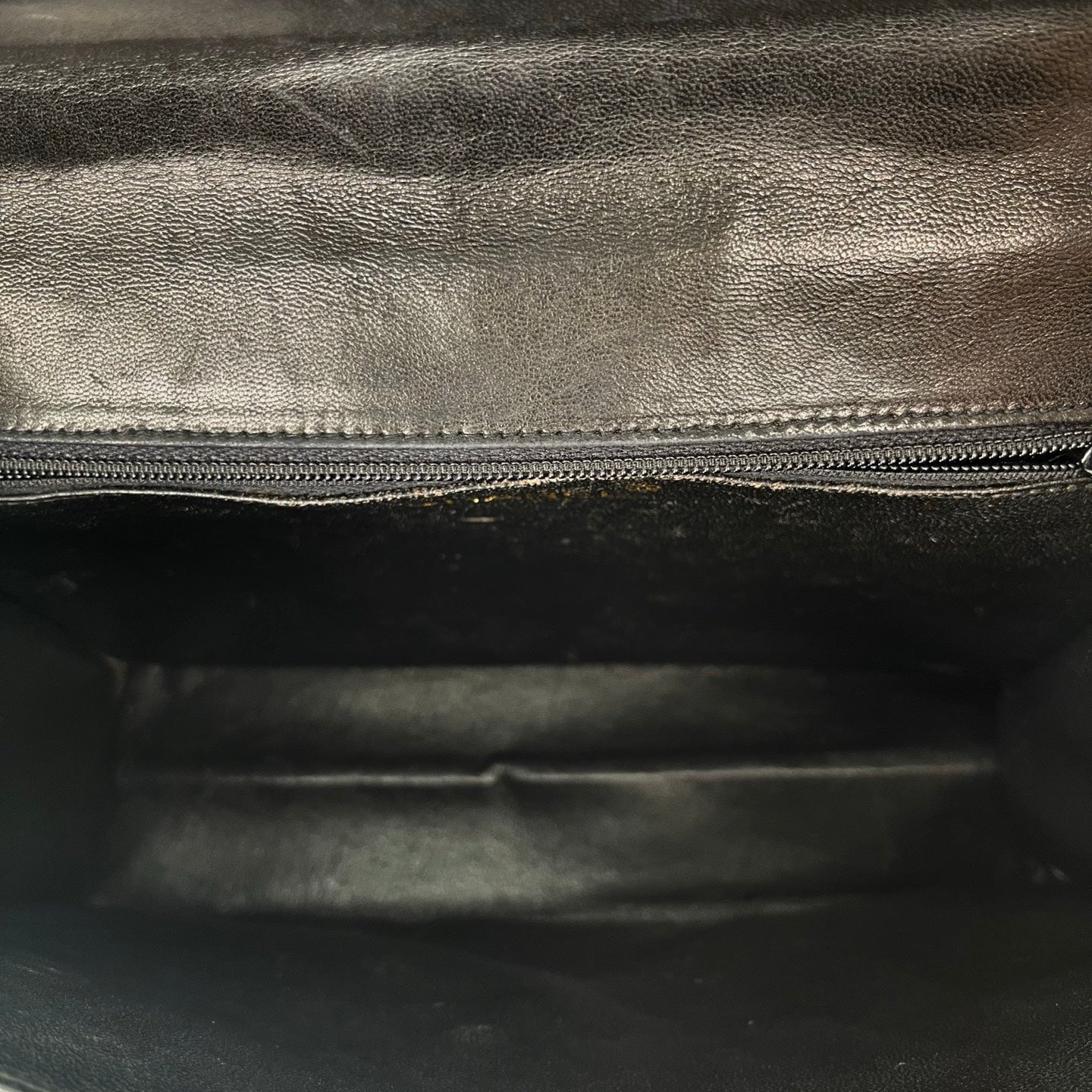 Chanel Black Lambskin Matelassé Coco Mark Chain Shoulder Bag [Used]